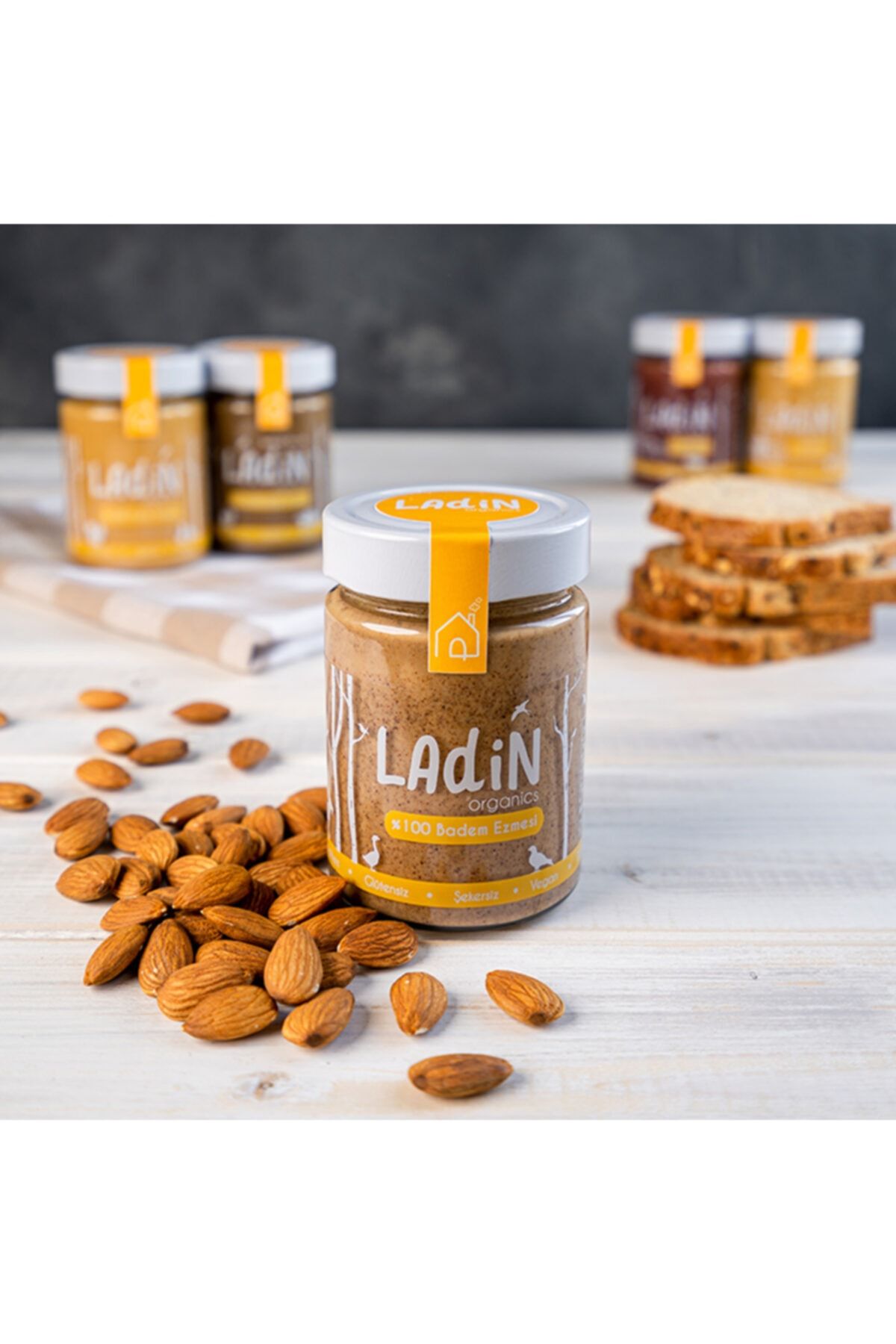 Ladin Organics %100 Badem Ezmesi(310 G)