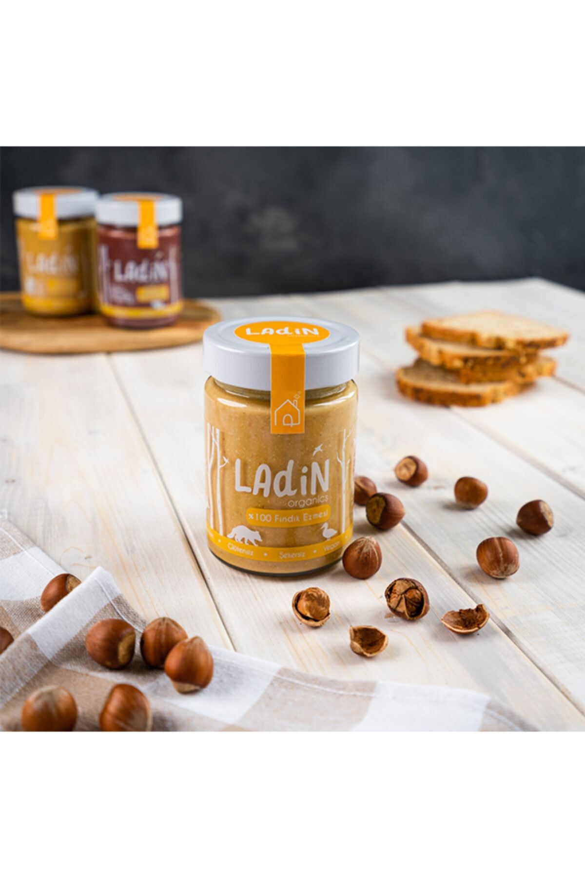 Ladin Organics %100 Fındık Ezmesi(310 G)