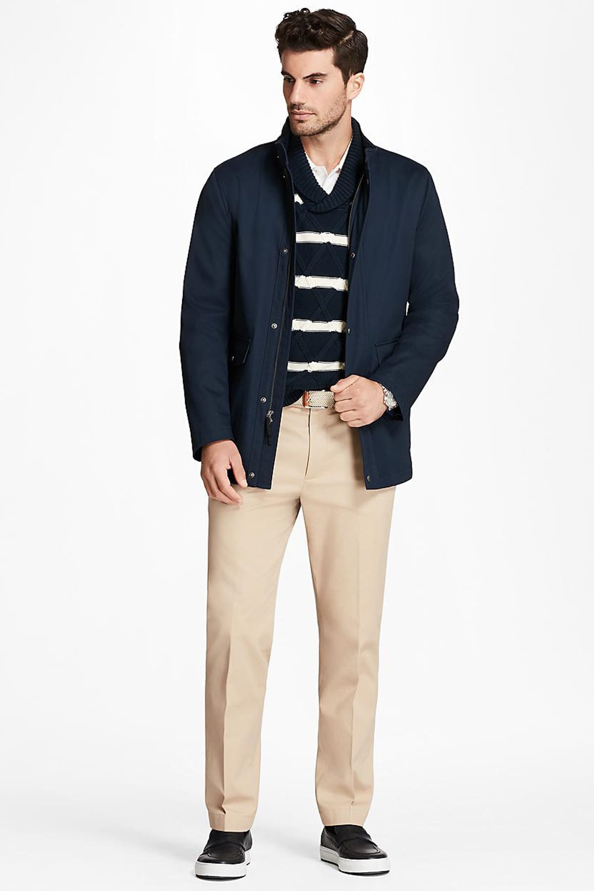 BROOKS BROTHERS Erkek Lacivert Yağmurluk&Rüzgarlık 1-00097673