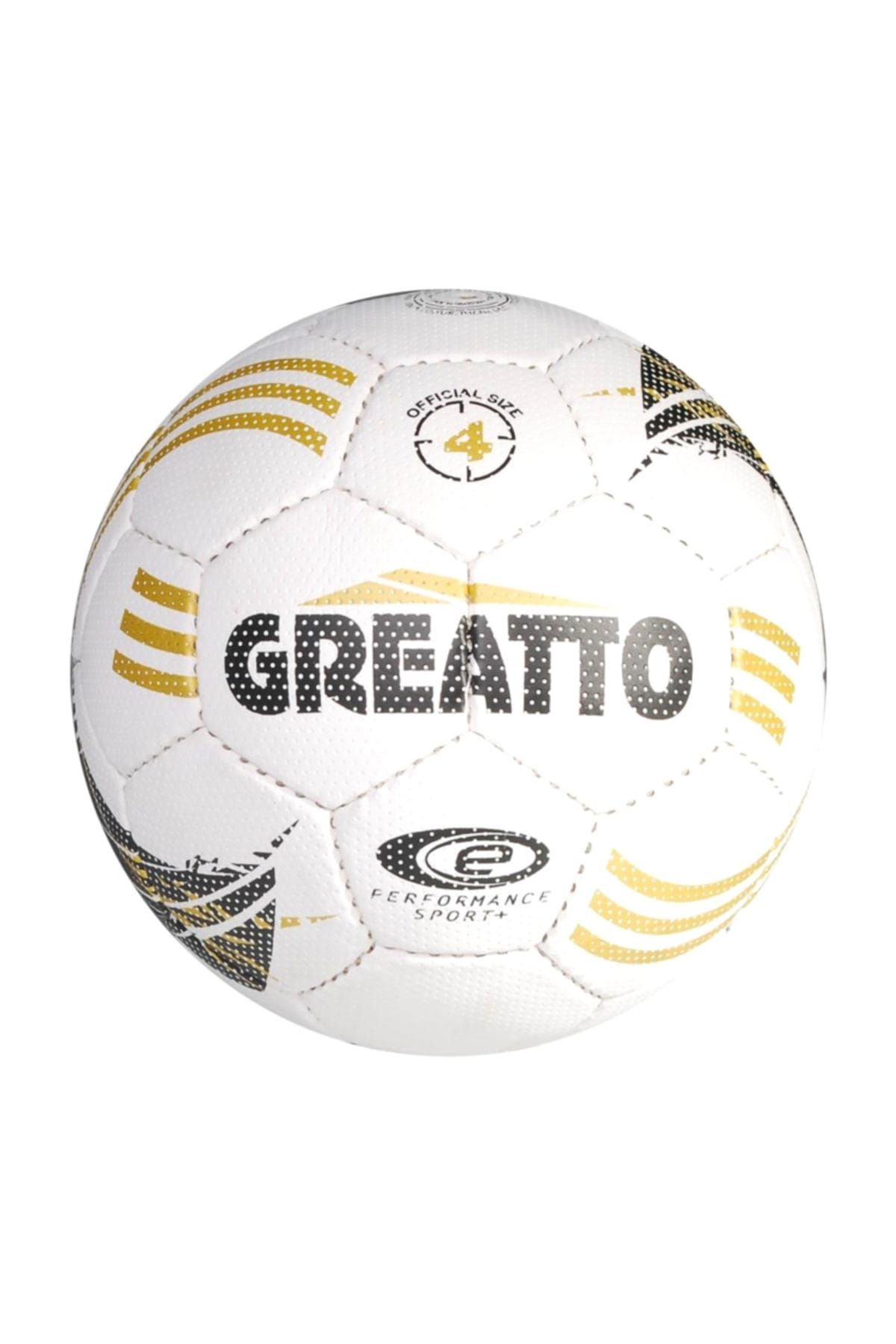 EPerformans PU MAT Futbol Topu Beyaz/Siyah/Altın