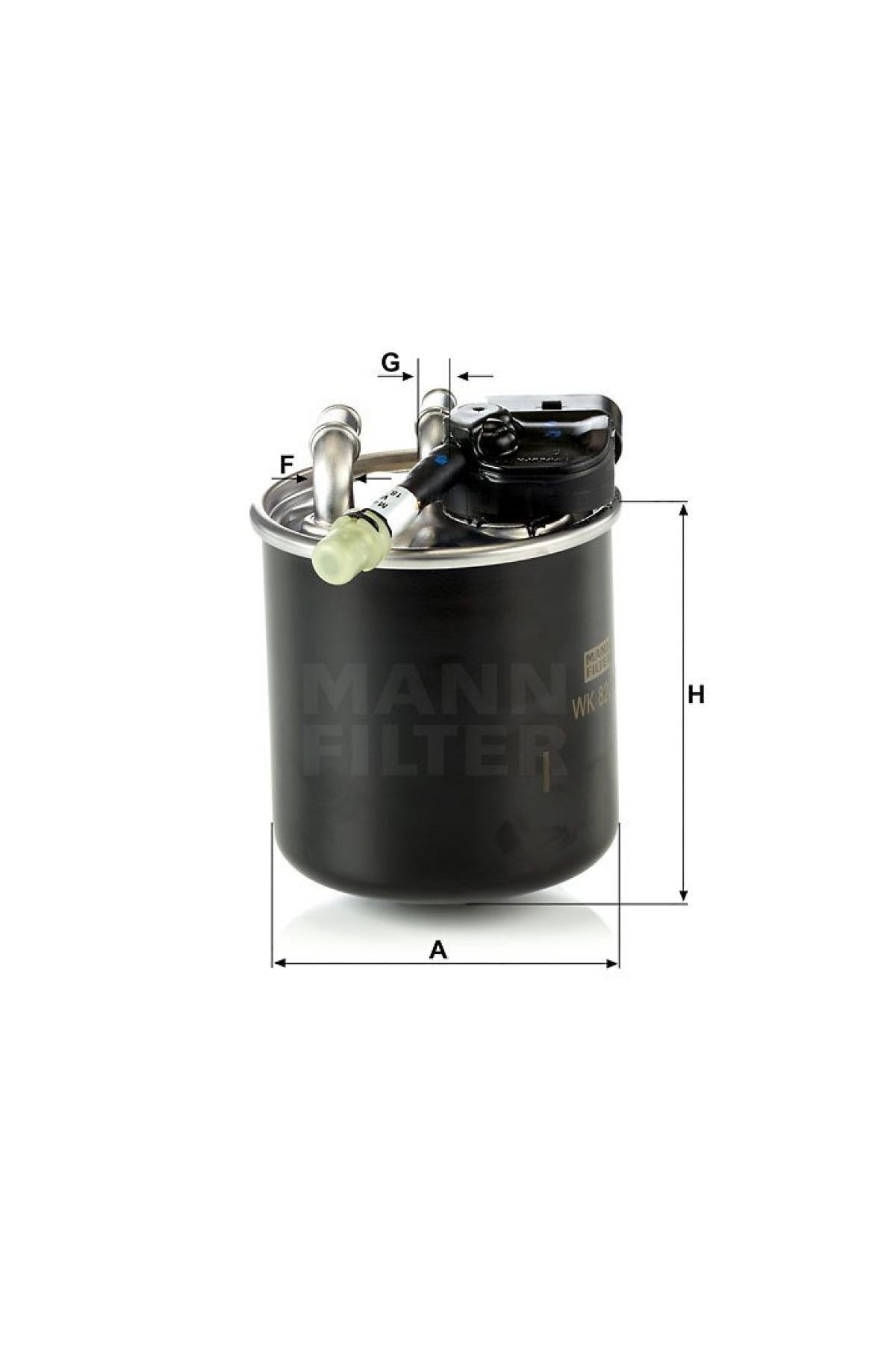 MANN Mercedes Benz M W166 Ml250 Cdı 150kw 204hp Yakıt Mazot Filtresi Wk820/17