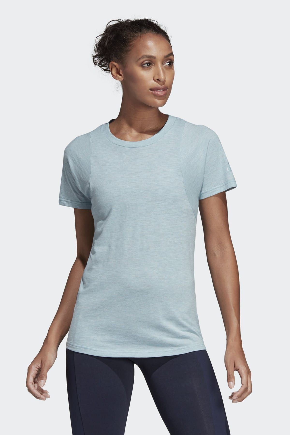 adidas W ID WINN CN- T Mavi Kadın T-Shirt 101117578