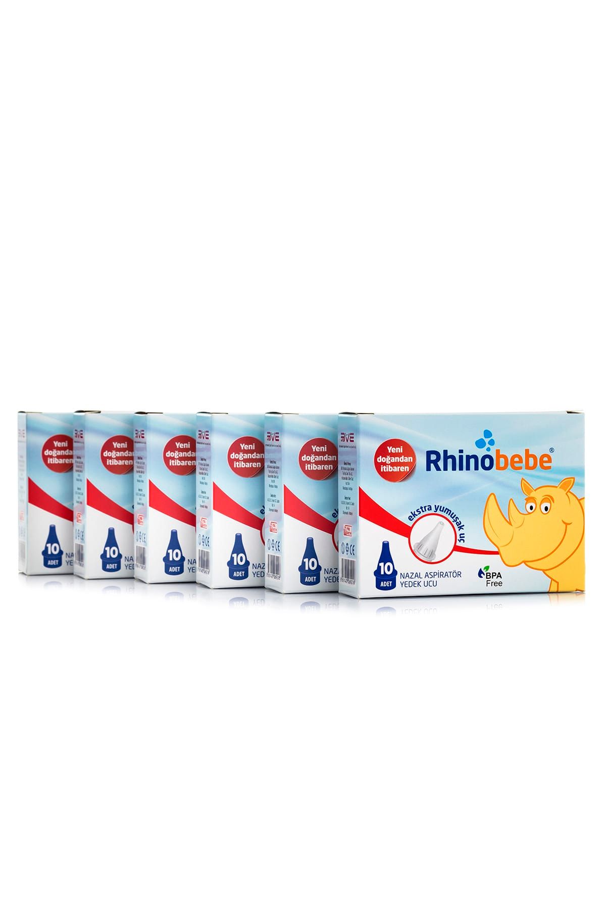 Rhinobebe Otribebe Uyumlu Yedek Uç 6 Paket