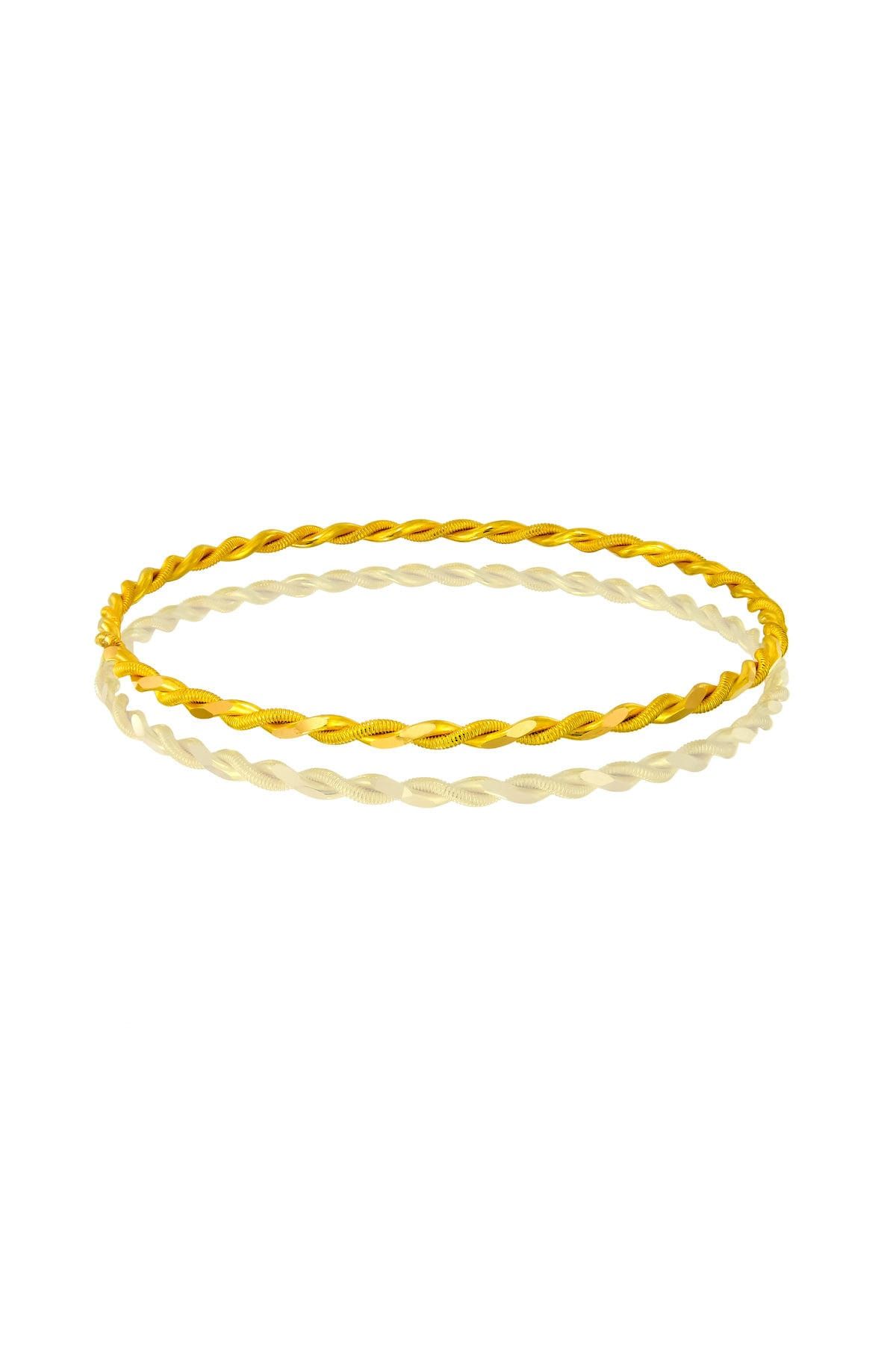 Tuğrul Kuyumculuk 18gr (gram)22 Ayar İşçiliksiz Paftalı Burma Bilezik