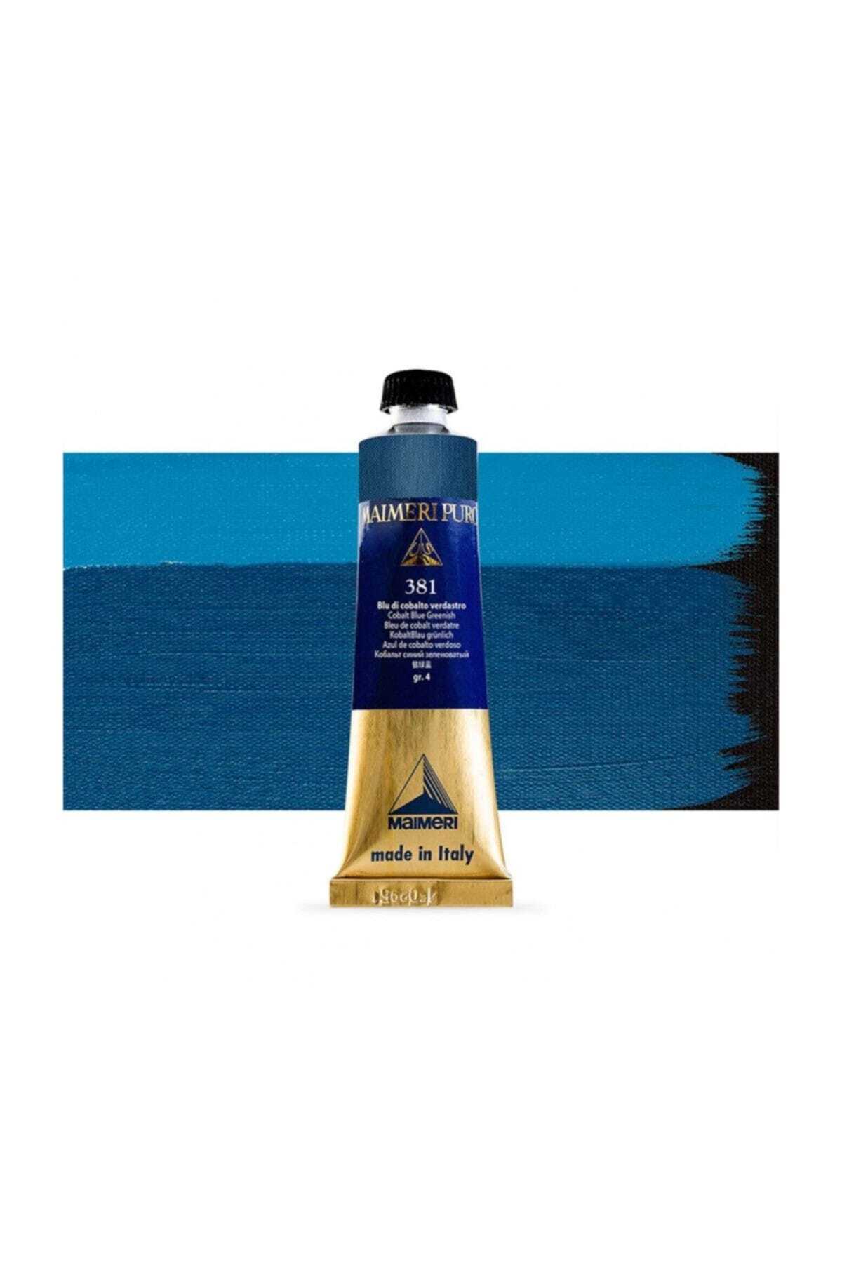 Maimeri Puro Yağlı Boya 40ml Seri 4 381 Cobalt Blue Greenish