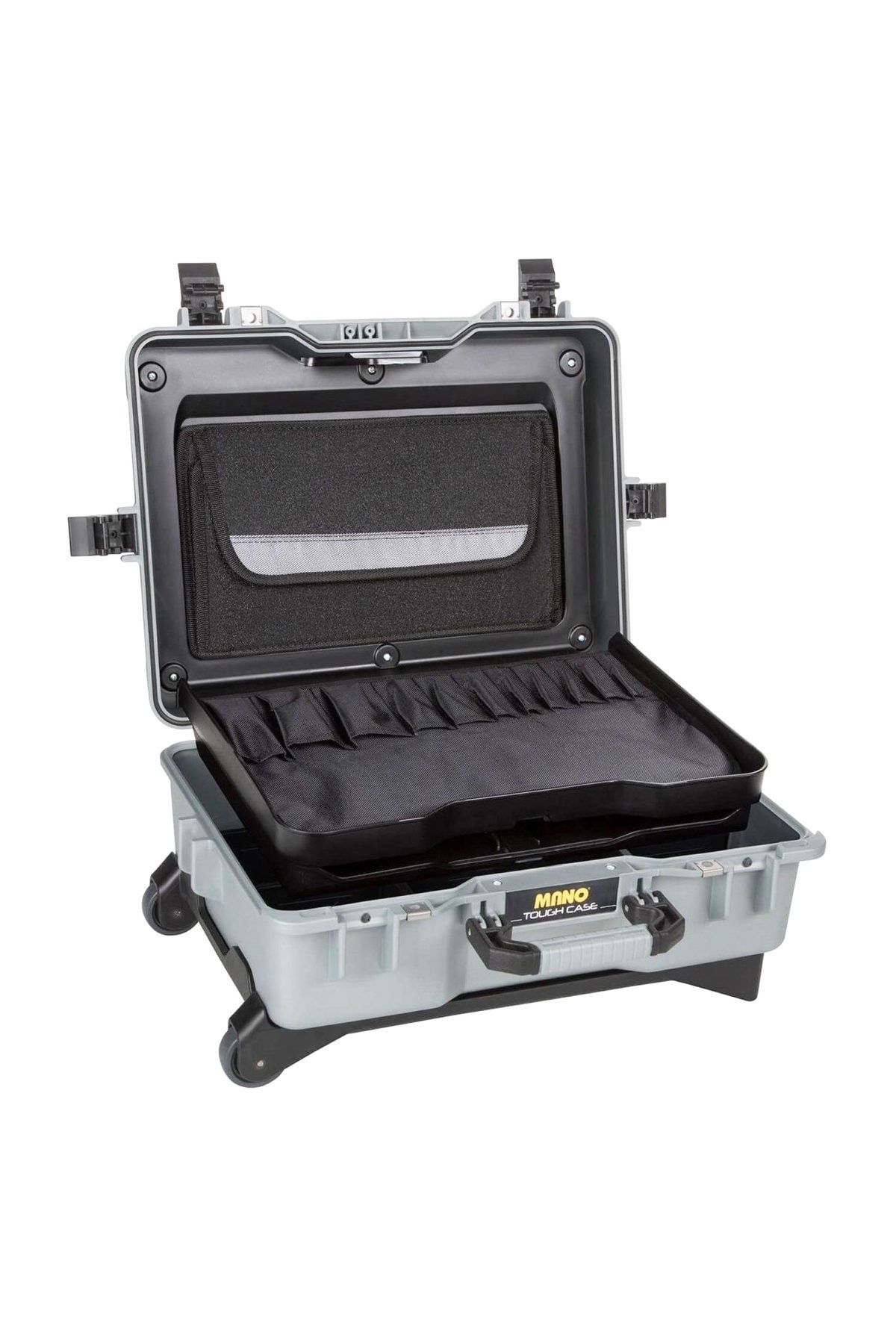 MANO Mtc 430Bt Gri - Bez Takım Dizmeli + Plastik Bölmeli Tough Case Pro Takım Çantası