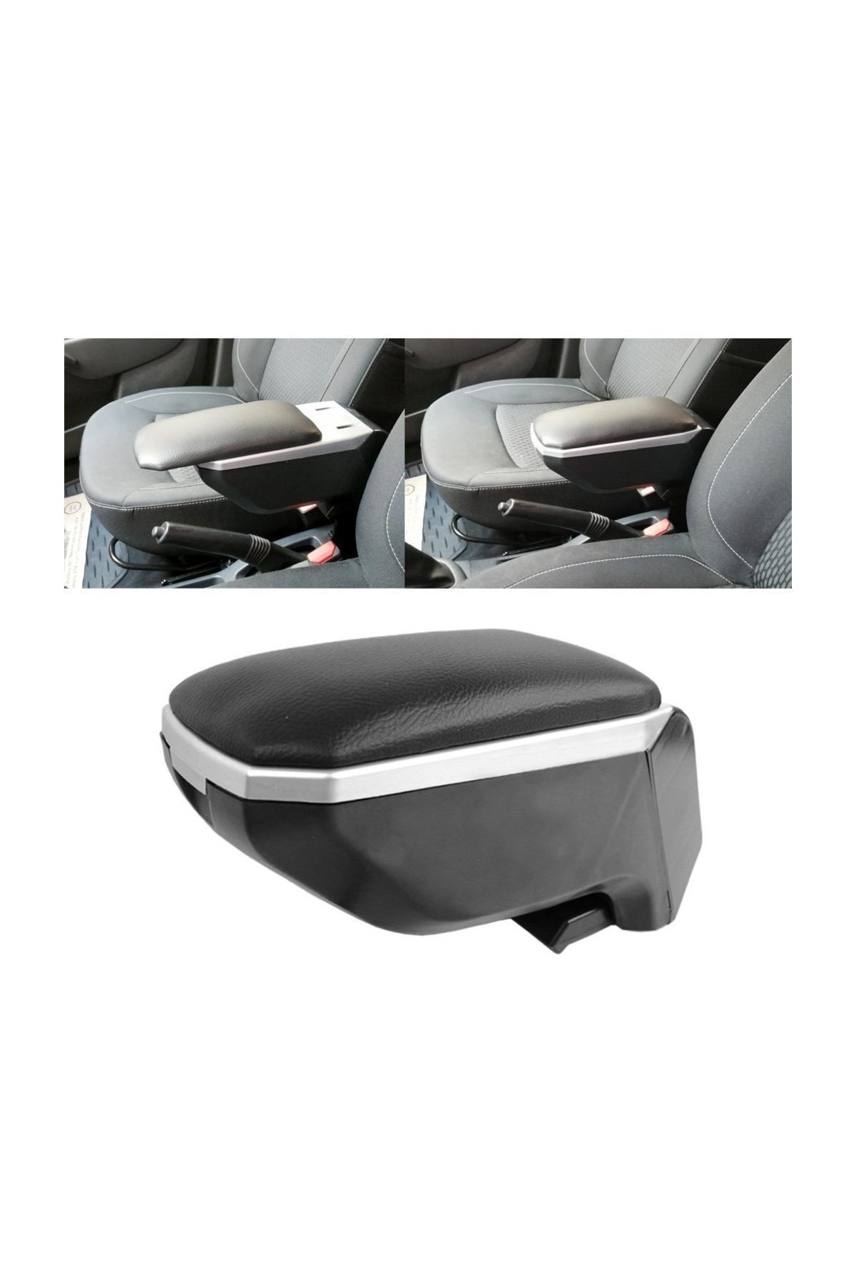AutoEN S Renault Symbol 1 Sedan 2005 Model Kolçak Kol Dayama DELME YOK- Siyah-Gri