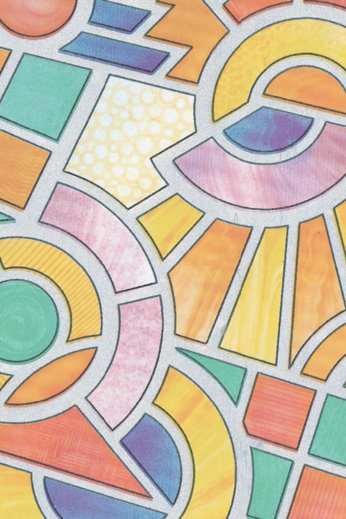 Gekkofix 10205 Cam Vitray Yapışkanlı Folyo  45cm x 1m