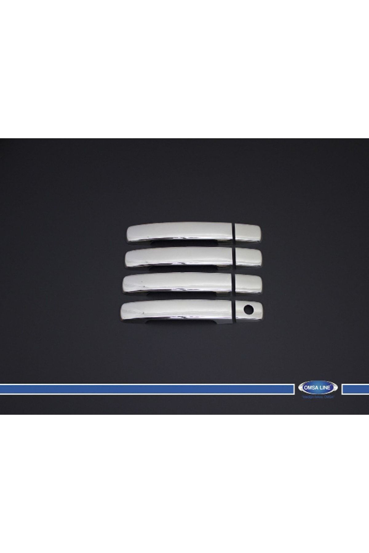 Omsa Nissan Qashqai Krom Kapı Kolu 4 Kapı P.Çelik (Tek Delikli) 2007-2014