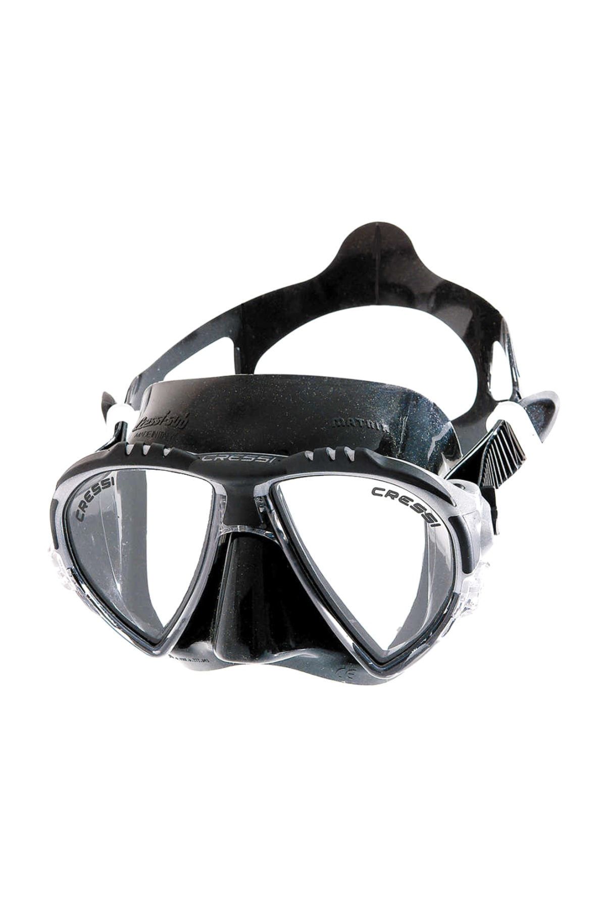 Cressi Matrix Dalış Maskesi DARK-DARK
