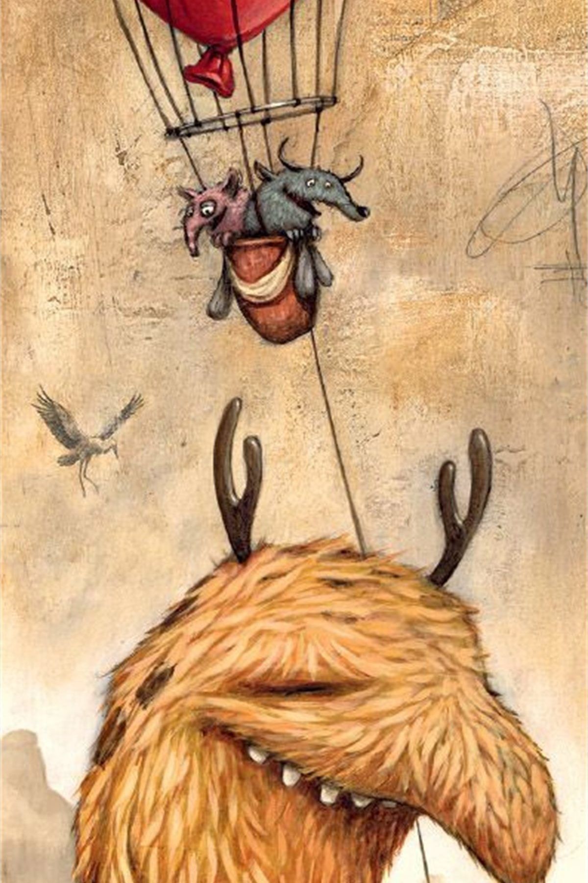 Heye Red Balloon, Mateo Dineen 1000 Parça Puzzle /