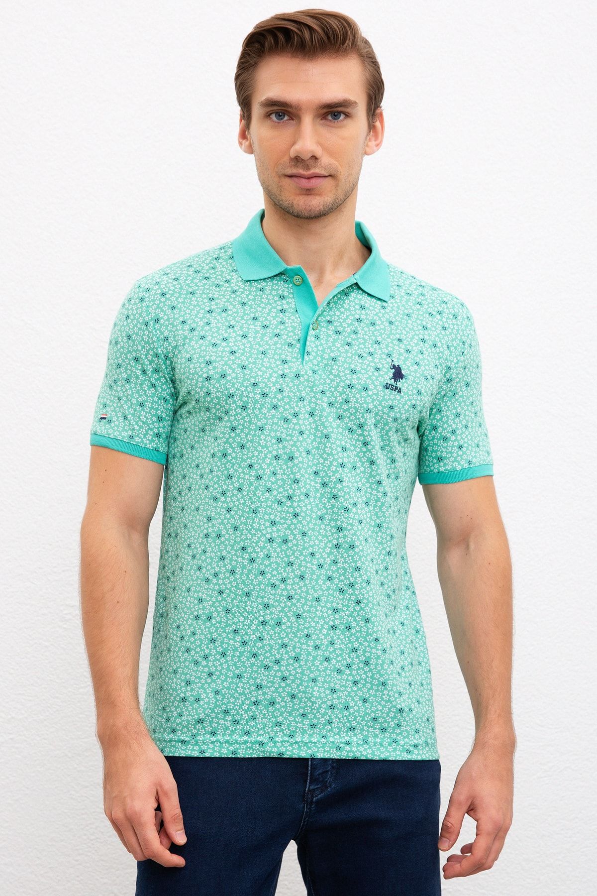 U.S. Polo Assn. Erkek Polo Yaka T-Shirt G081SZ011.000.1006720