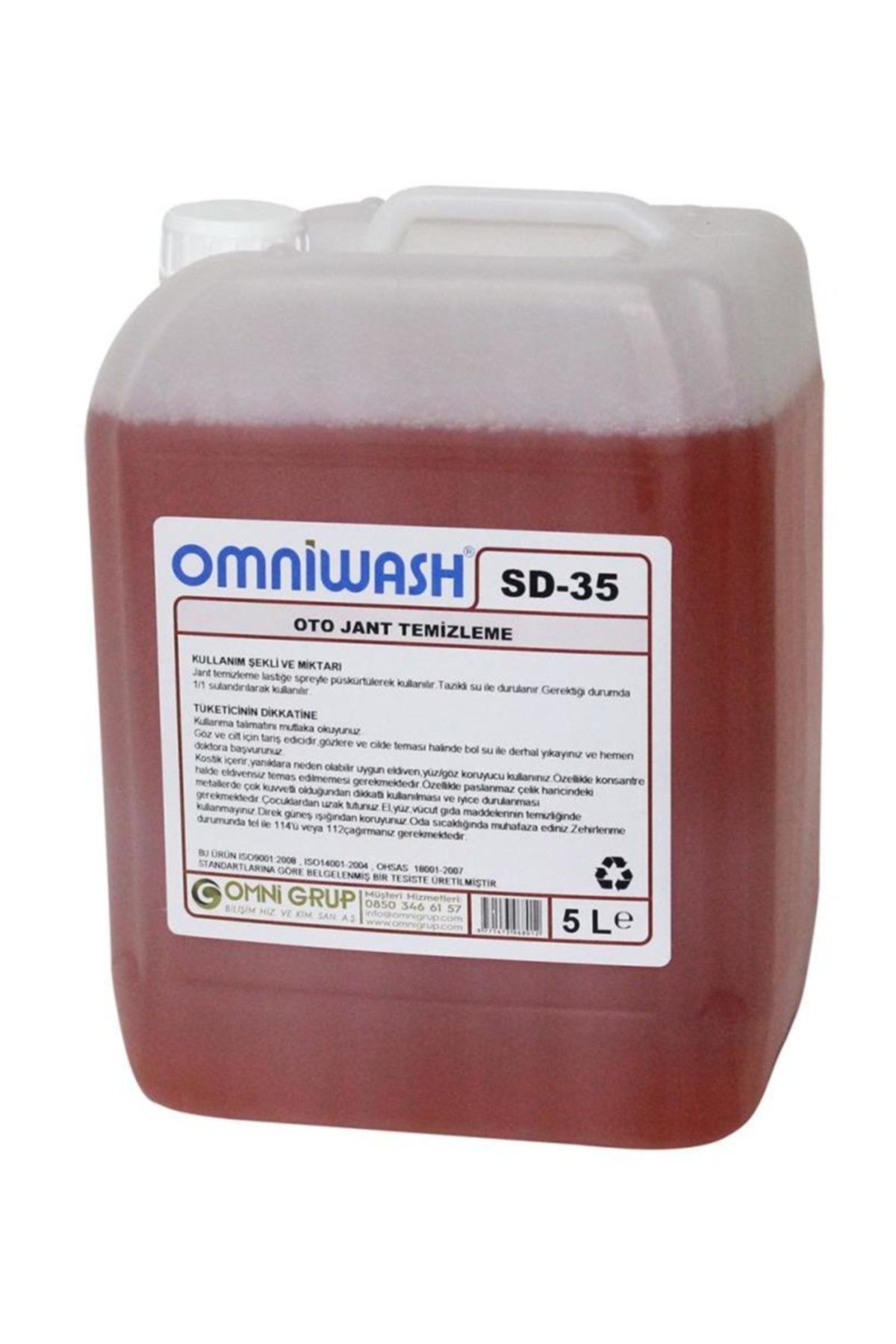 Omniwash Jant Temizleme Maddesi 5 L Sd-35 Omniwash