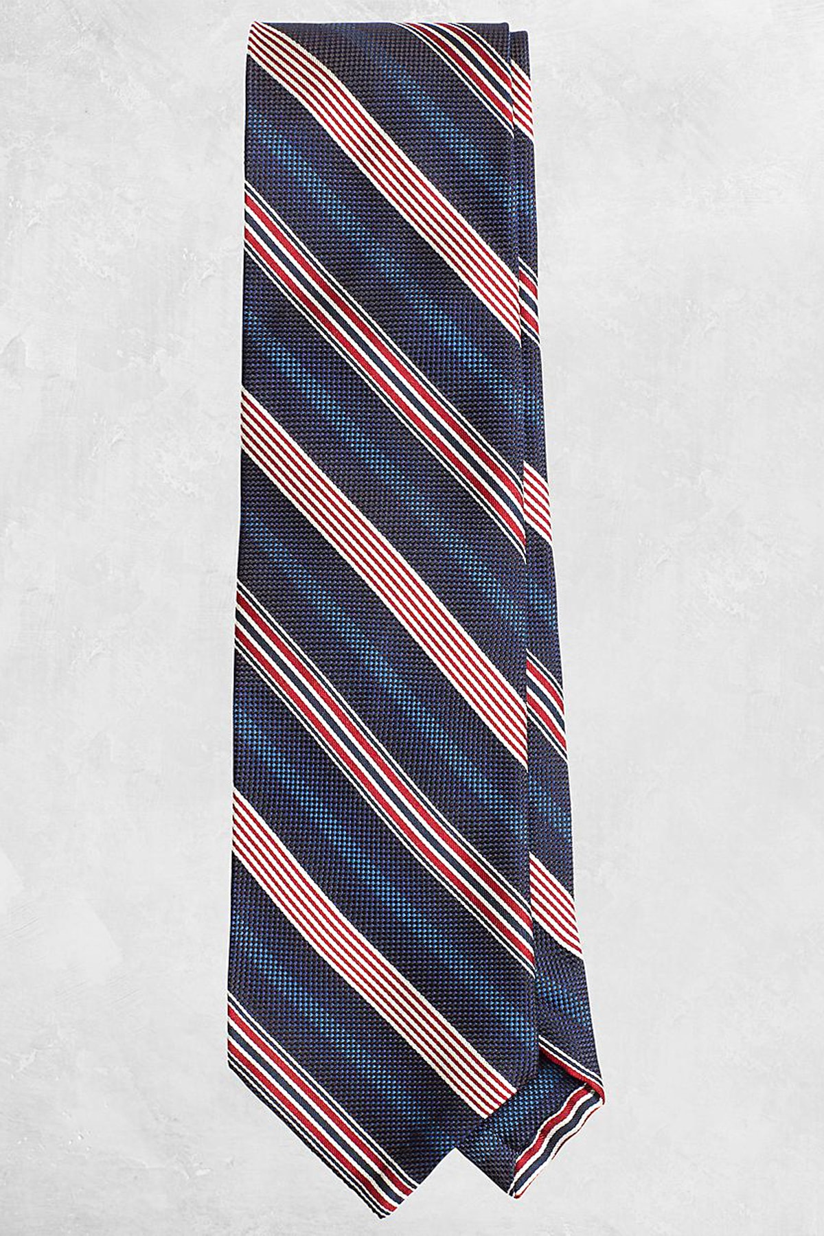 BROOKS BROTHERS Erkek Lacivert Golden Fleece Çizgili Kravat