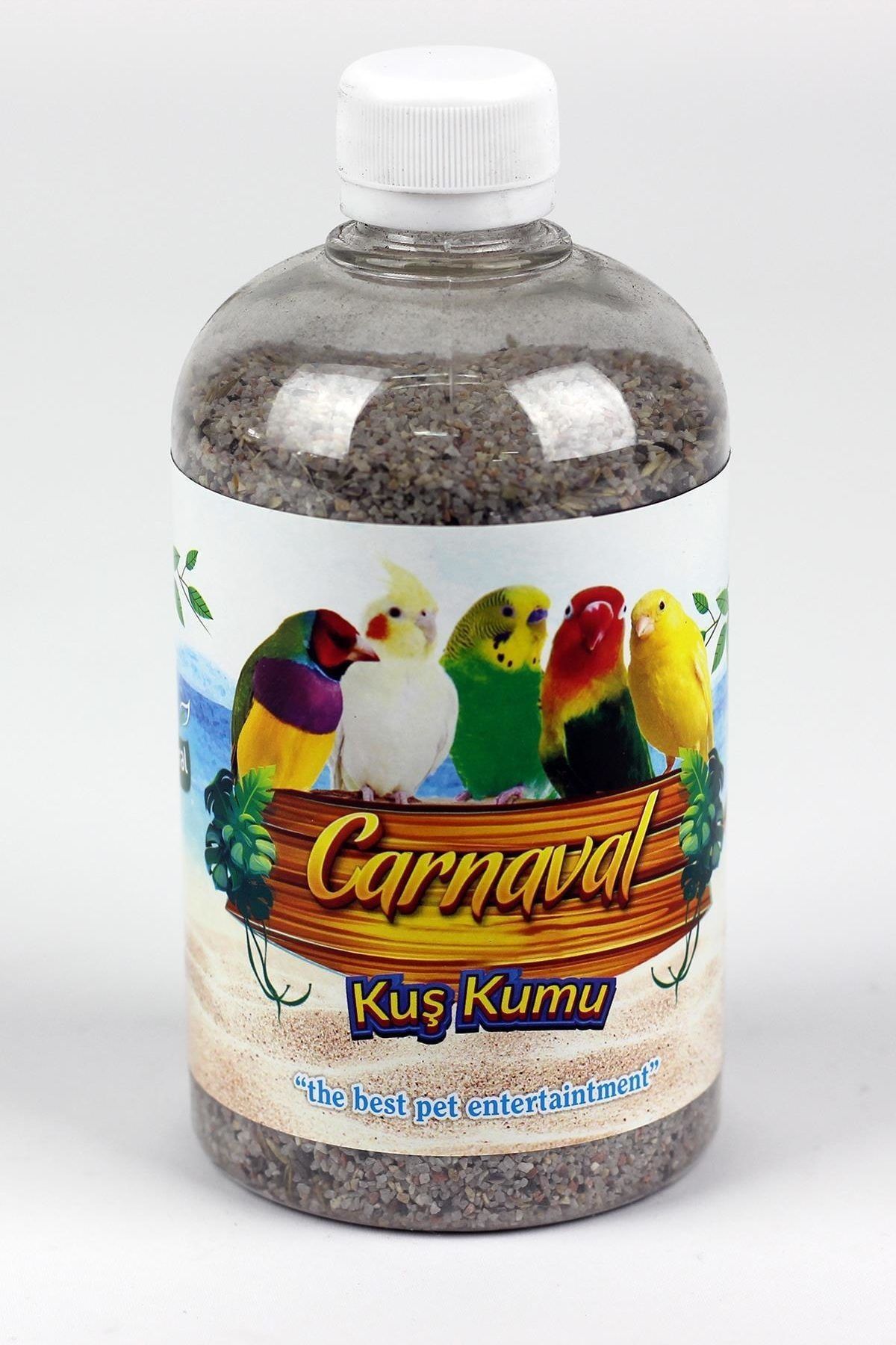 Carnaval Şişeli Kuş Kumu 800 gr Kömür ve Nijerli
