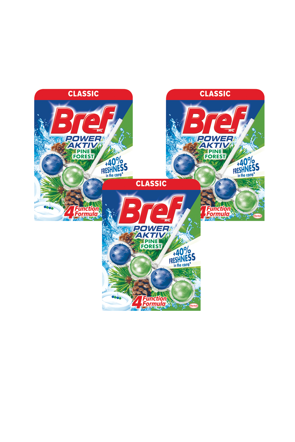 Bref Power Aktiv Çam 3'lü Set