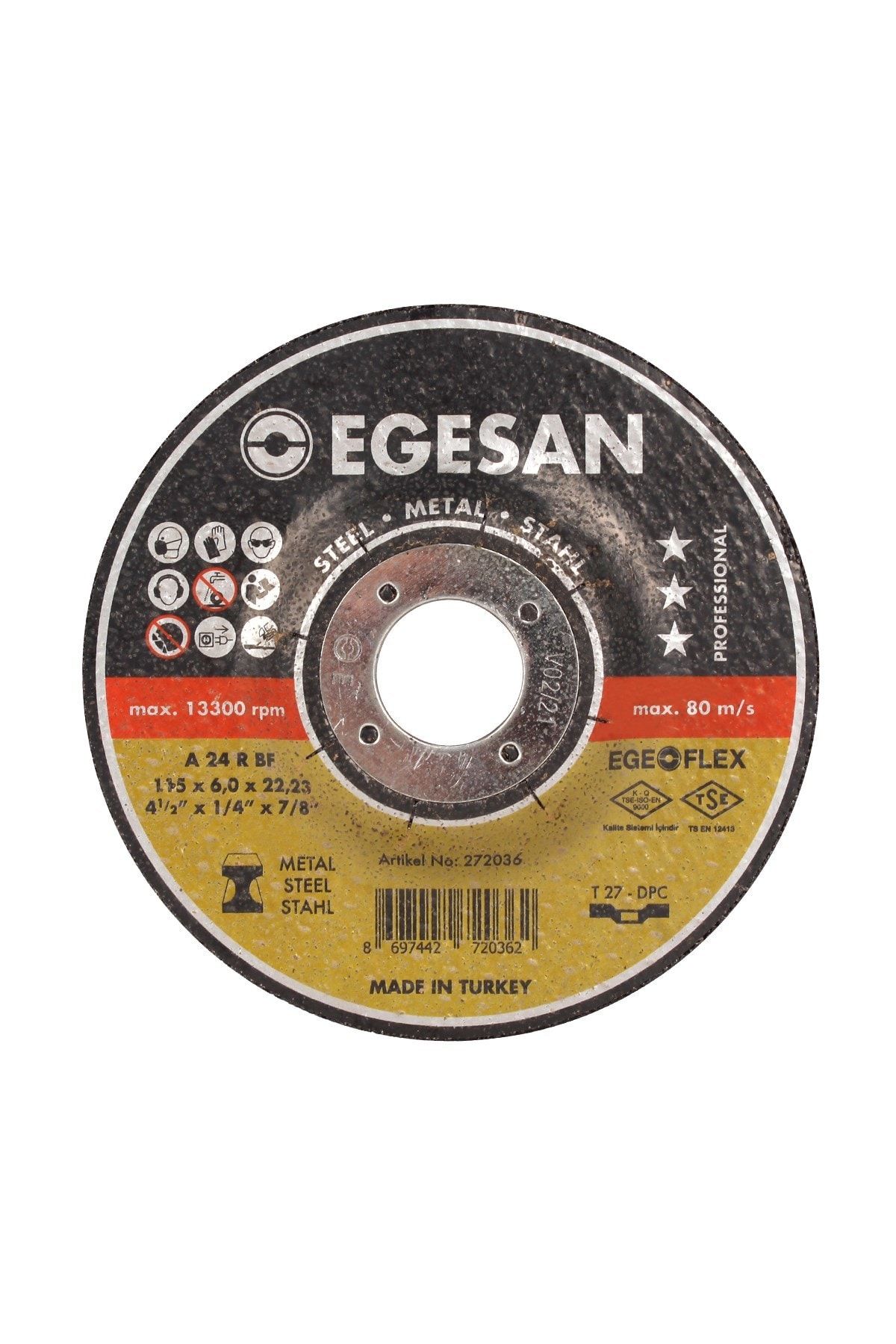 Egesan 115*6*22 Metal Taşlama  272036