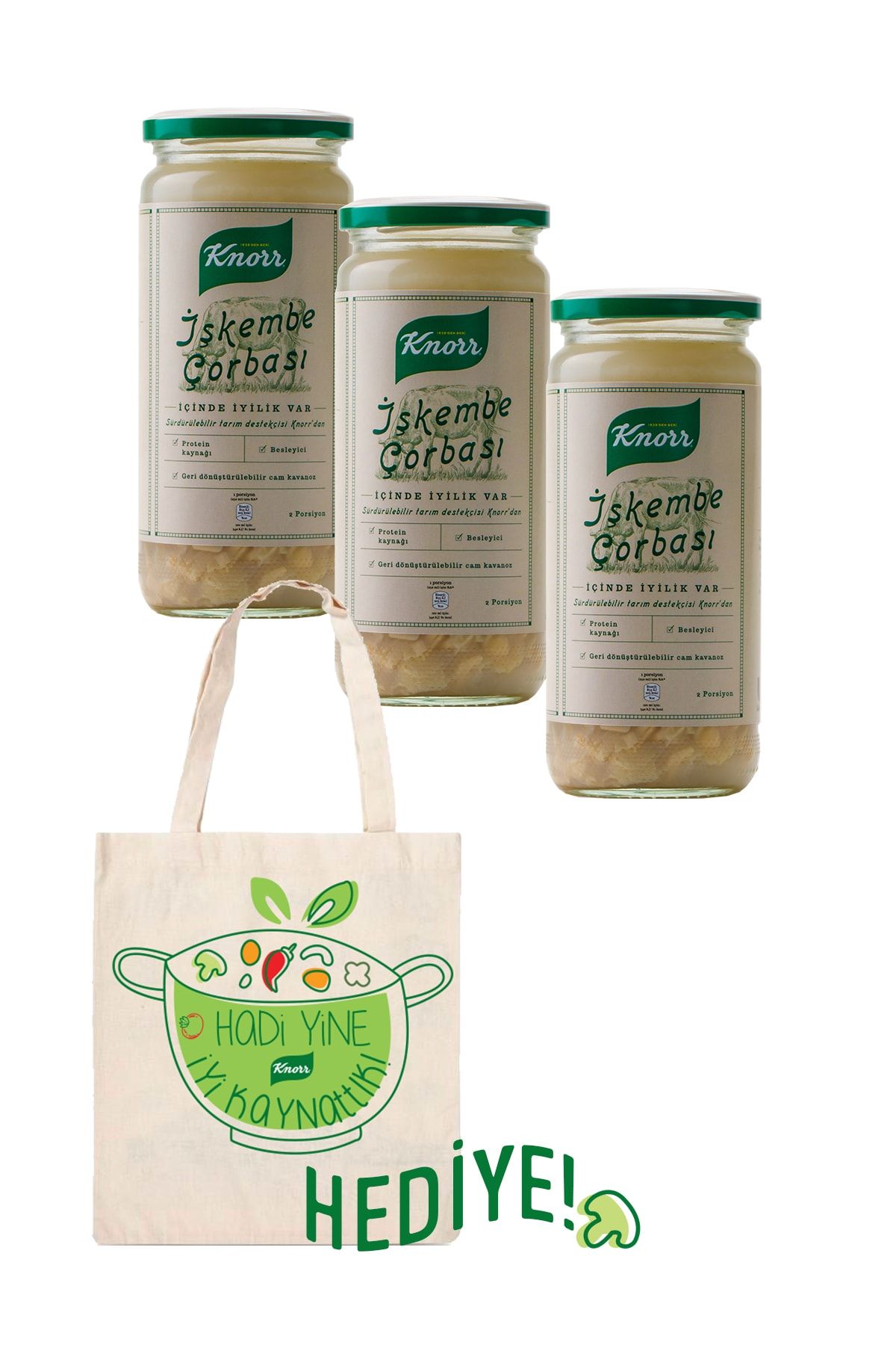 Knorr Cam Sıvı Çorba İşkembe 480 ml x 3