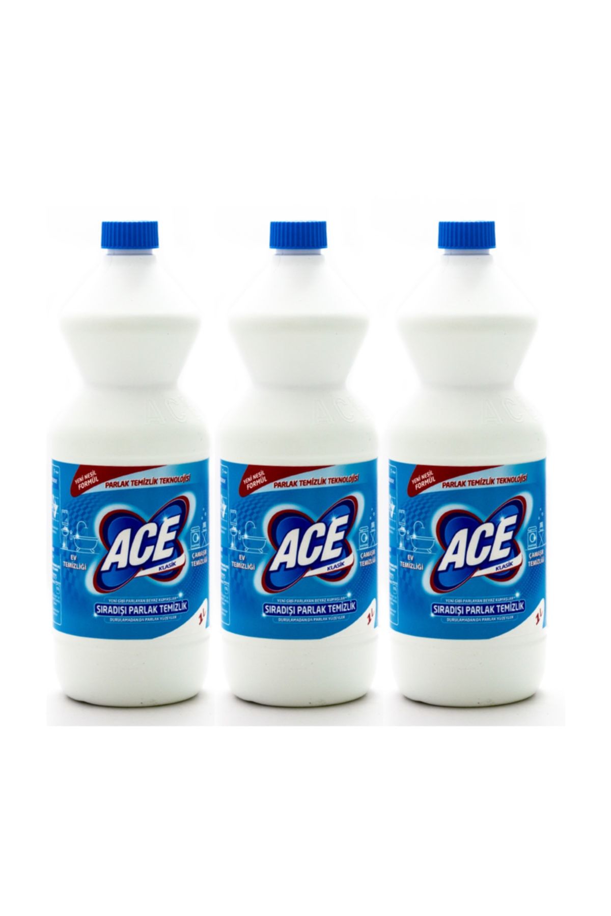 ACE Çamaşır Suyu Klasik Sıra Dışı Temizlik 3x1 litre