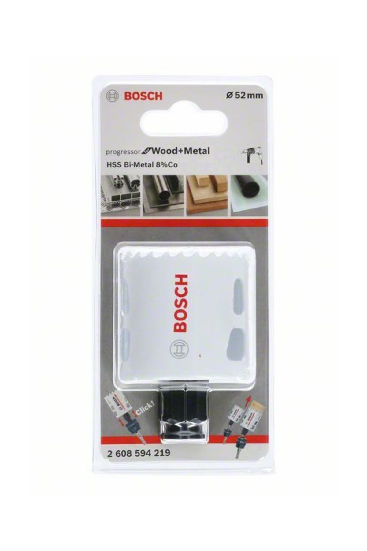 Bosch Progressor Wood&Metal 52 Mm Panç