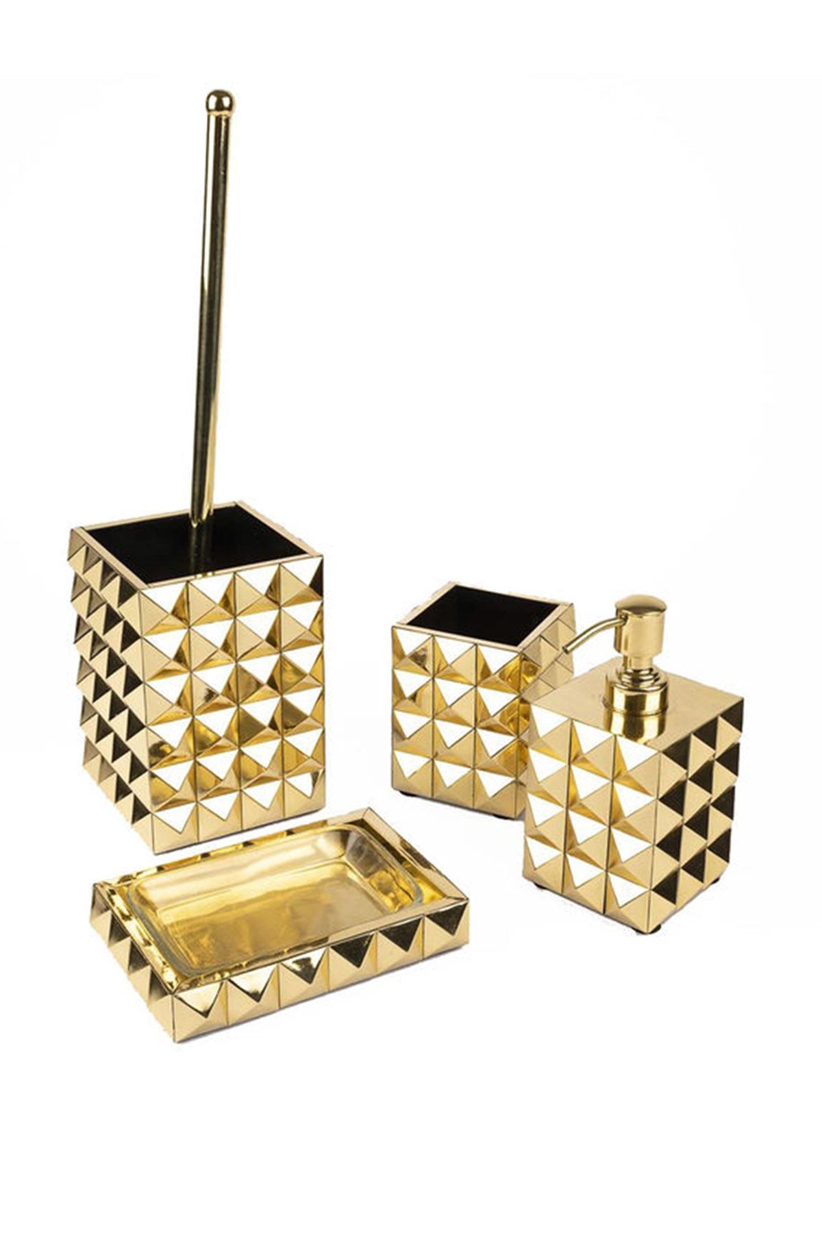 Mikasa Moor Gold Kare 4 Parça Banyo Seti