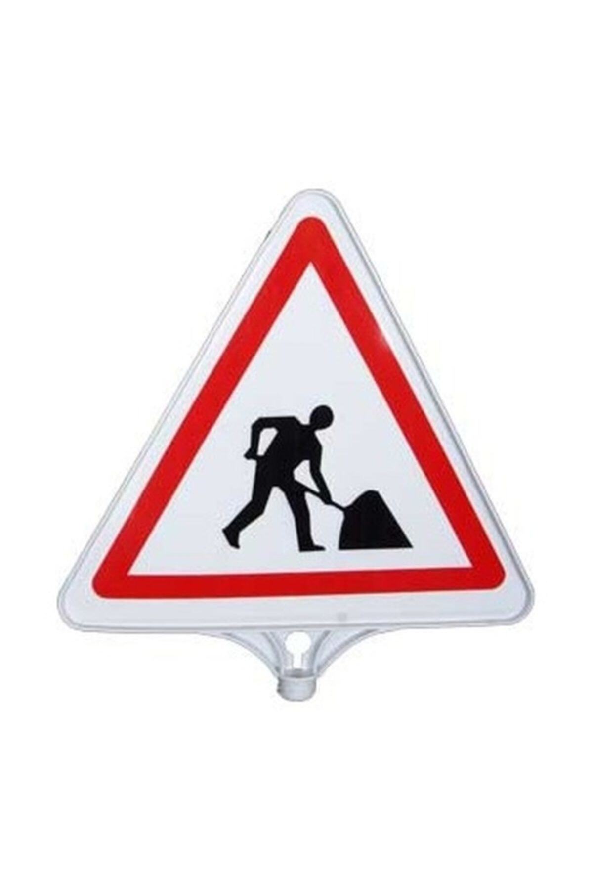 FM Trafik Yolda Çalışma Var Tabelası (çift Taraflı)