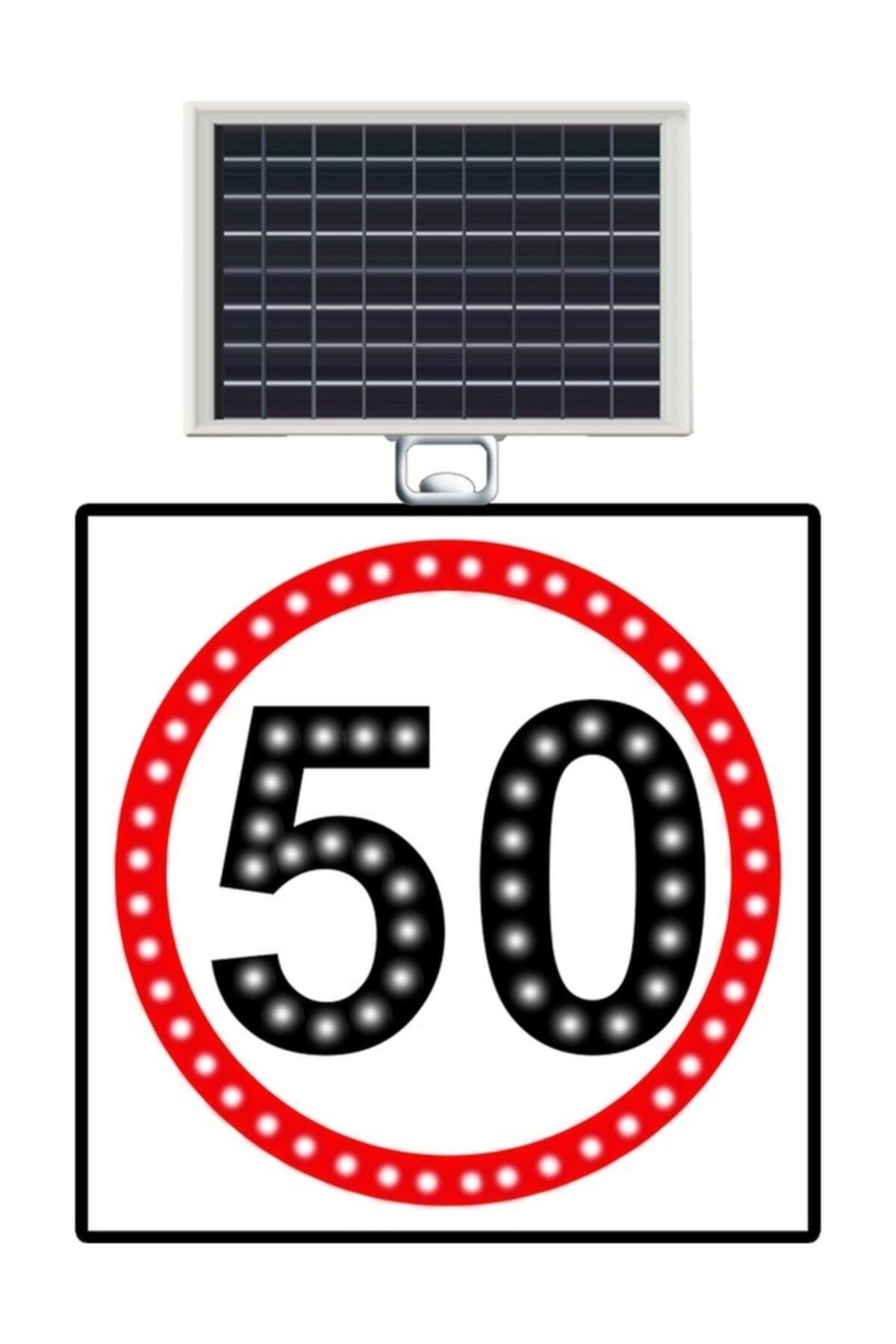 FM Trafik Hız Limiti 50 Km/h 600x600 Mm