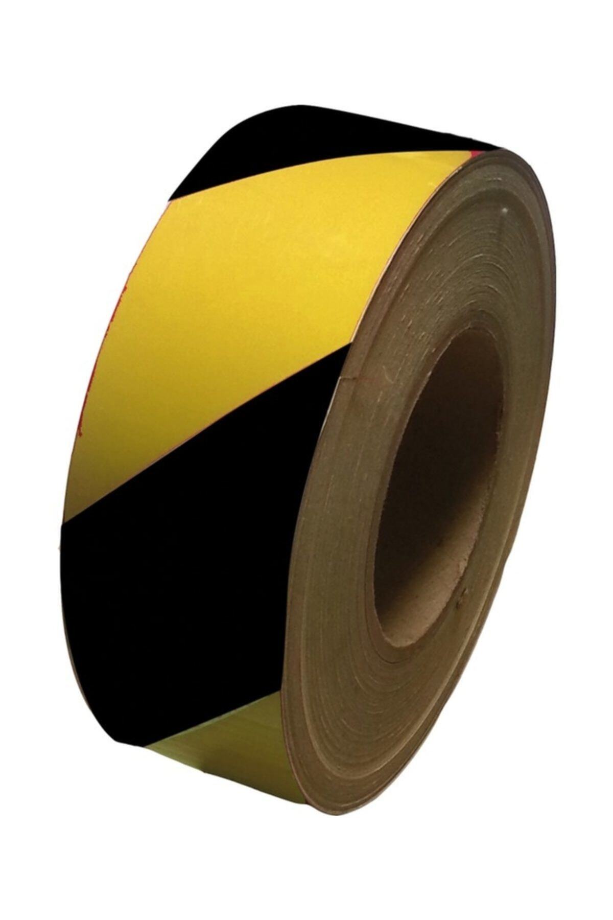FM Trafik Reflektif Bant (sarı-siyah) (10 cm X 46 metre)
