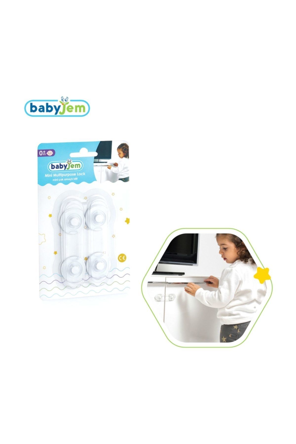 Babyjem Baby Jem Mini Çok Amaçlı Kilit 2'li 059