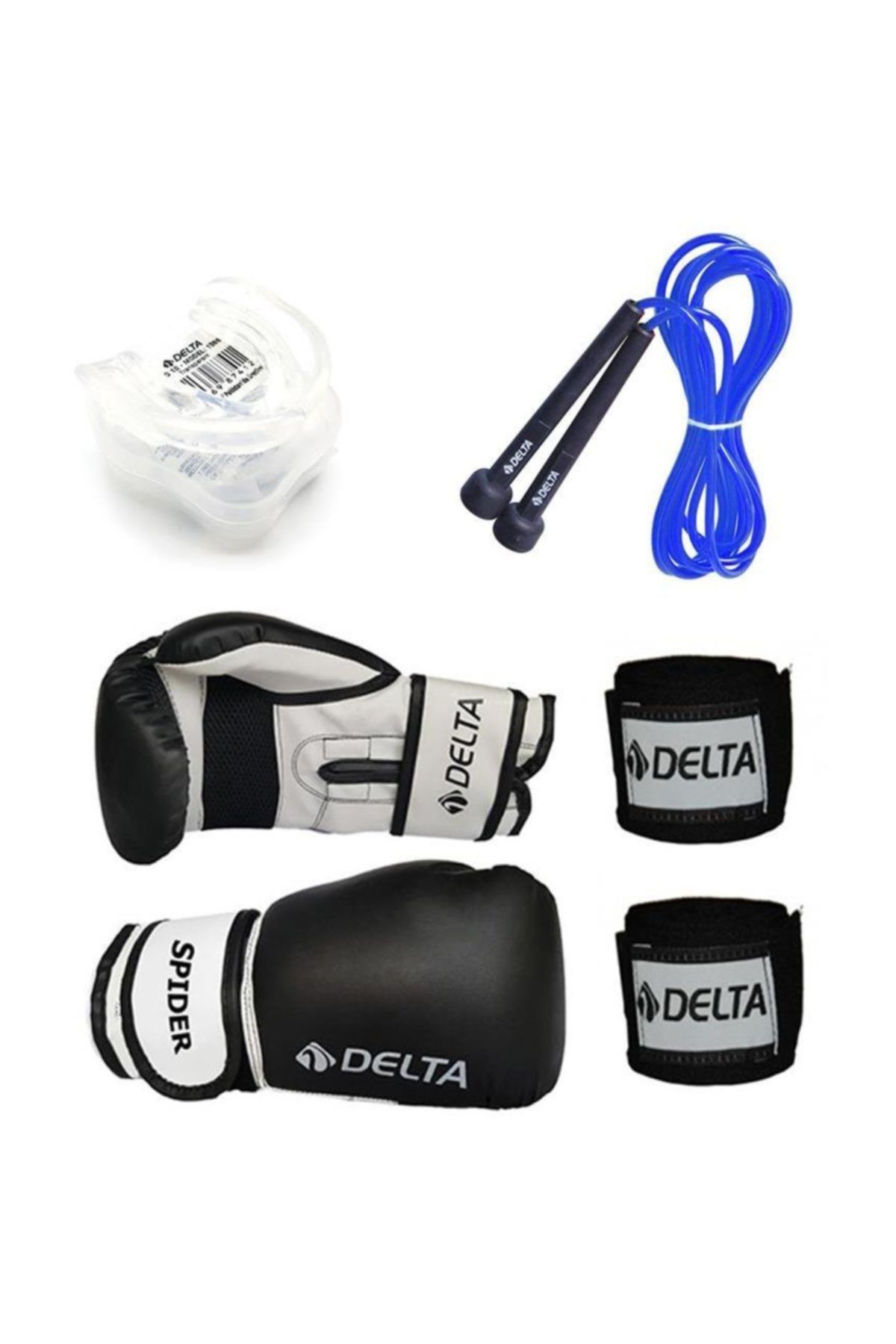 Delta Loop Boks Seti (Boks Eldiveni - El Bandajı - Atlama İpi - Dişlik)