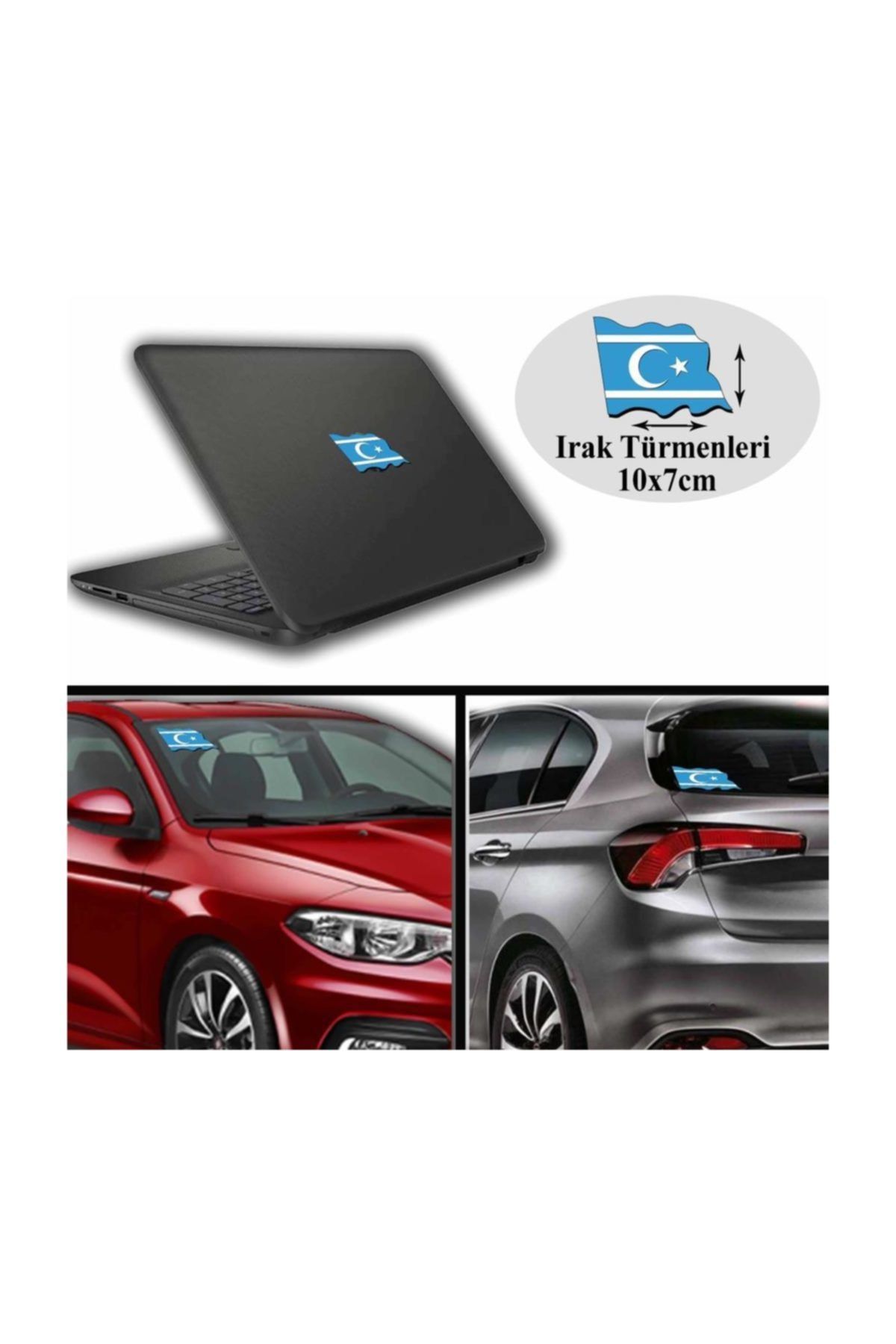 asilmeydan irak turkmenleri arma araba cam laptop etiket oto sticker arac aksesuar 10x7 cm fiyati yorumlari trendyol