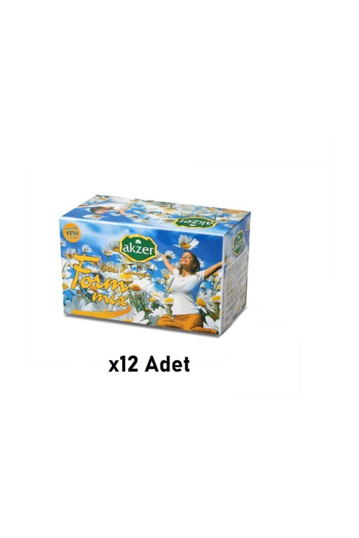Akzer Form Mix Bitki Karışımlı Toz 100 gr 12  Adet
