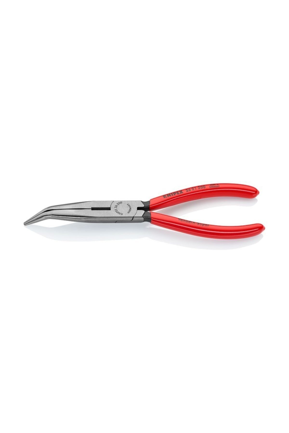 Knipex 26 21 200 Eğri Ağız Uzun Kargaburun 200 Mm