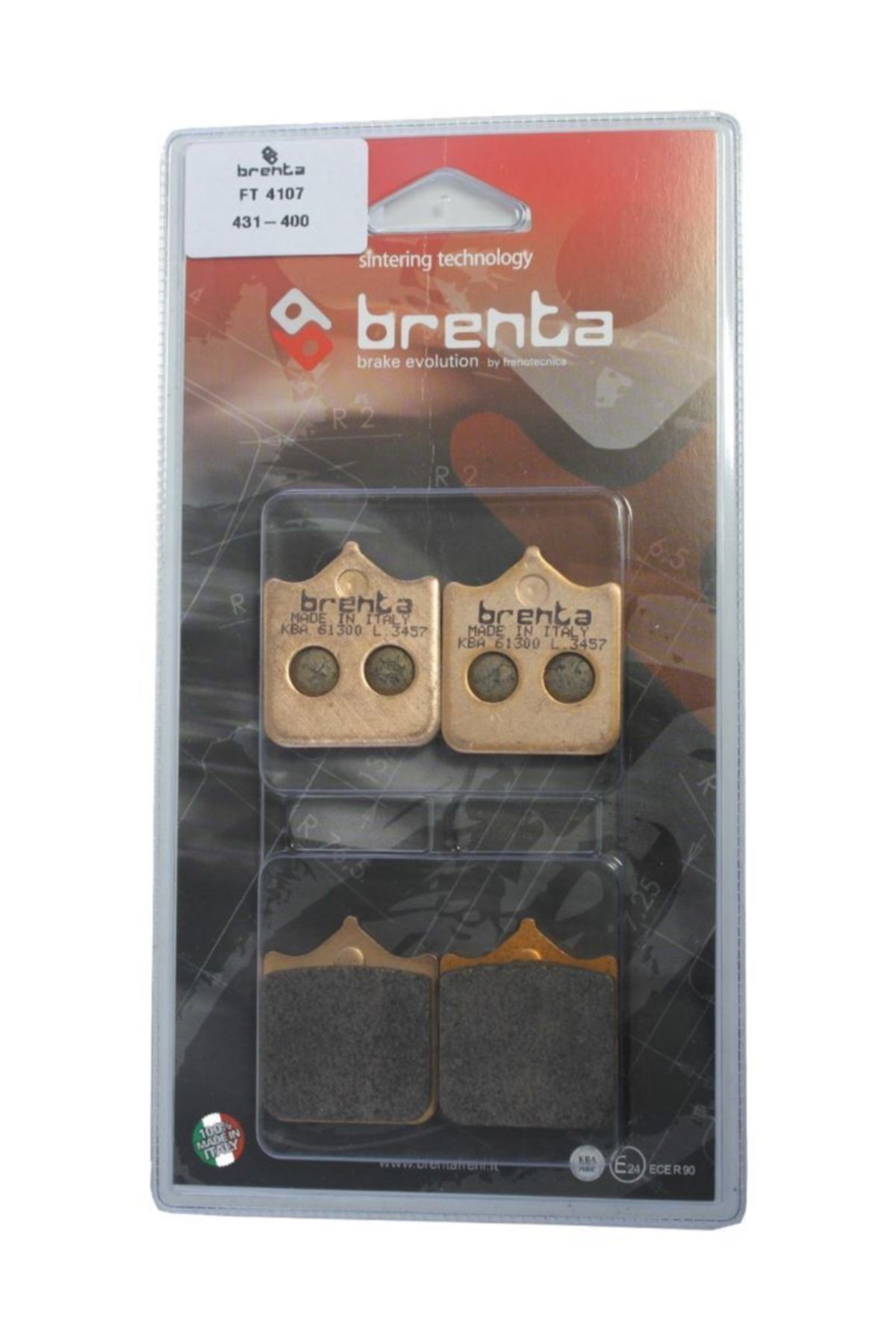 Brenta Ducati 999 Disk  Sinter Metal Fren Ön Balata (2003-2006)