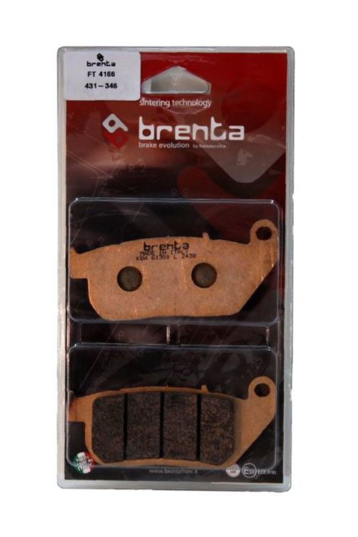 Brenta Harley Davidson Xl R Sportster Roadster 1200 Disk Sinter Metal Fren Ön Balata (2004-2012)