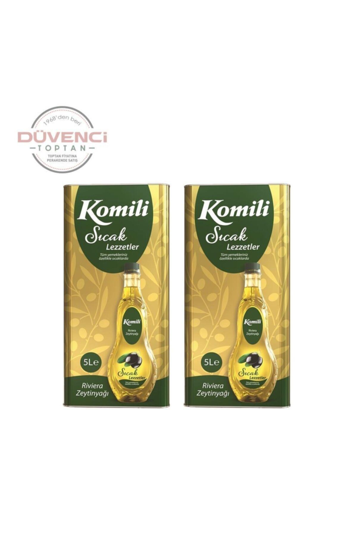 Komili Düvenci Toptan Riviera Zeytinyagi 5 Lt X 2 Adet