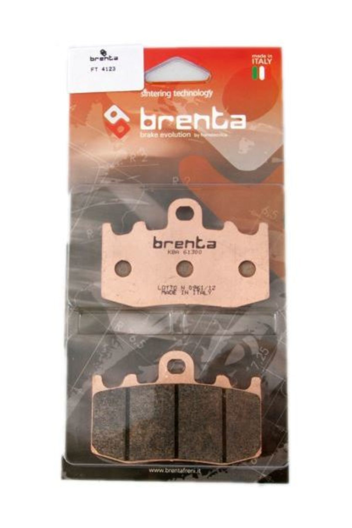 Brenta Bmw R 1200 Gs Disk  Sinter Metal Fren Ön Balata (2004-2012)