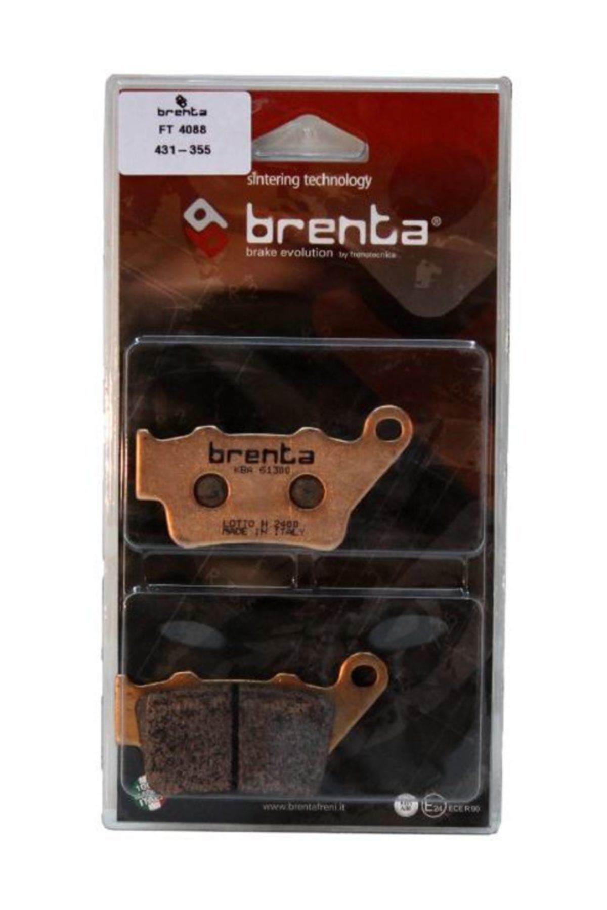 Brenta Bajaj Pulsar 200 Ns Disk  Sinter Metal Fren Arka Balata  (2013-2016)