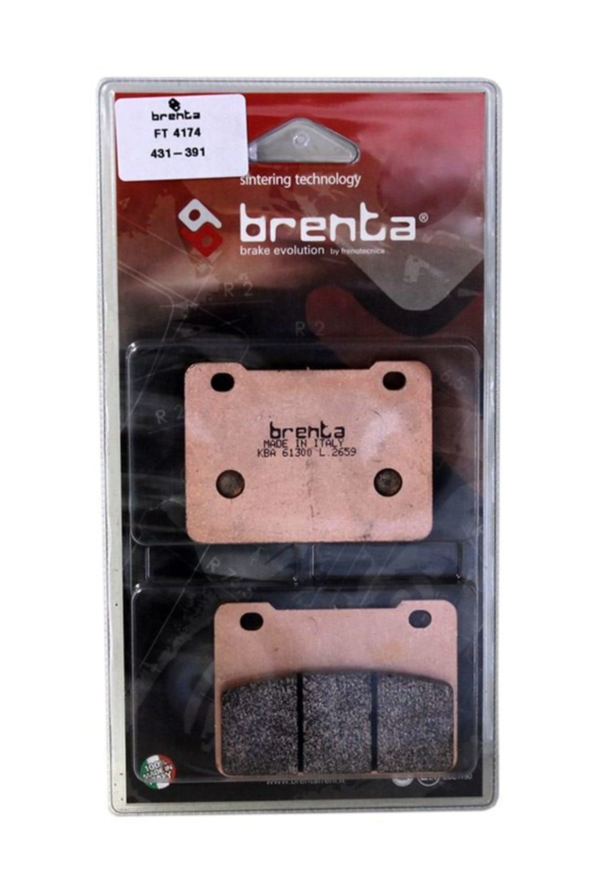 Brenta Sym Maxsym 400i Disk  Sinter Metal Fren Ön Balata (2012-2016)