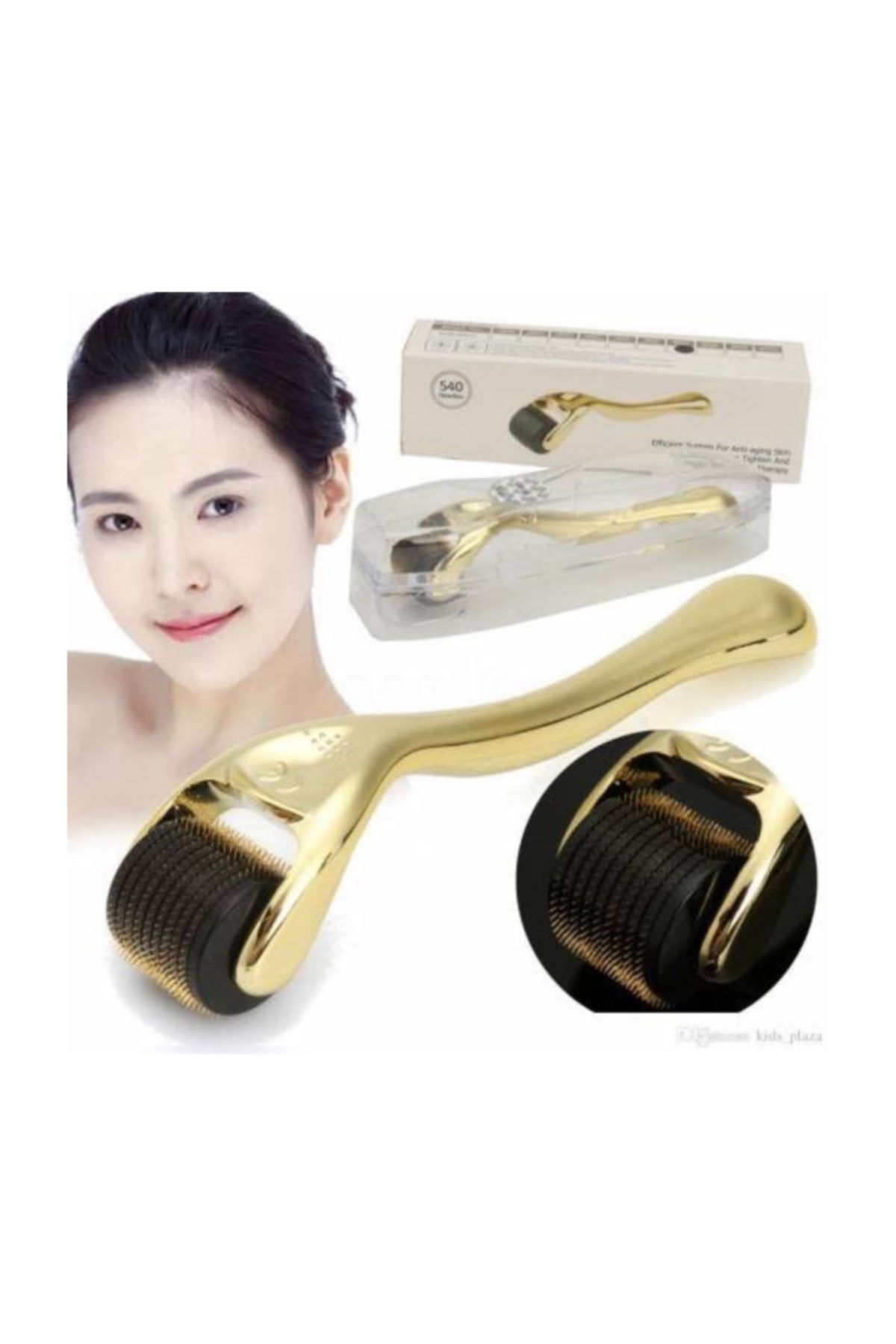 dermaroller derma roller 540 igneli 1 mm masaj aleti cilt yuz fiyati yorumlari trendyol
