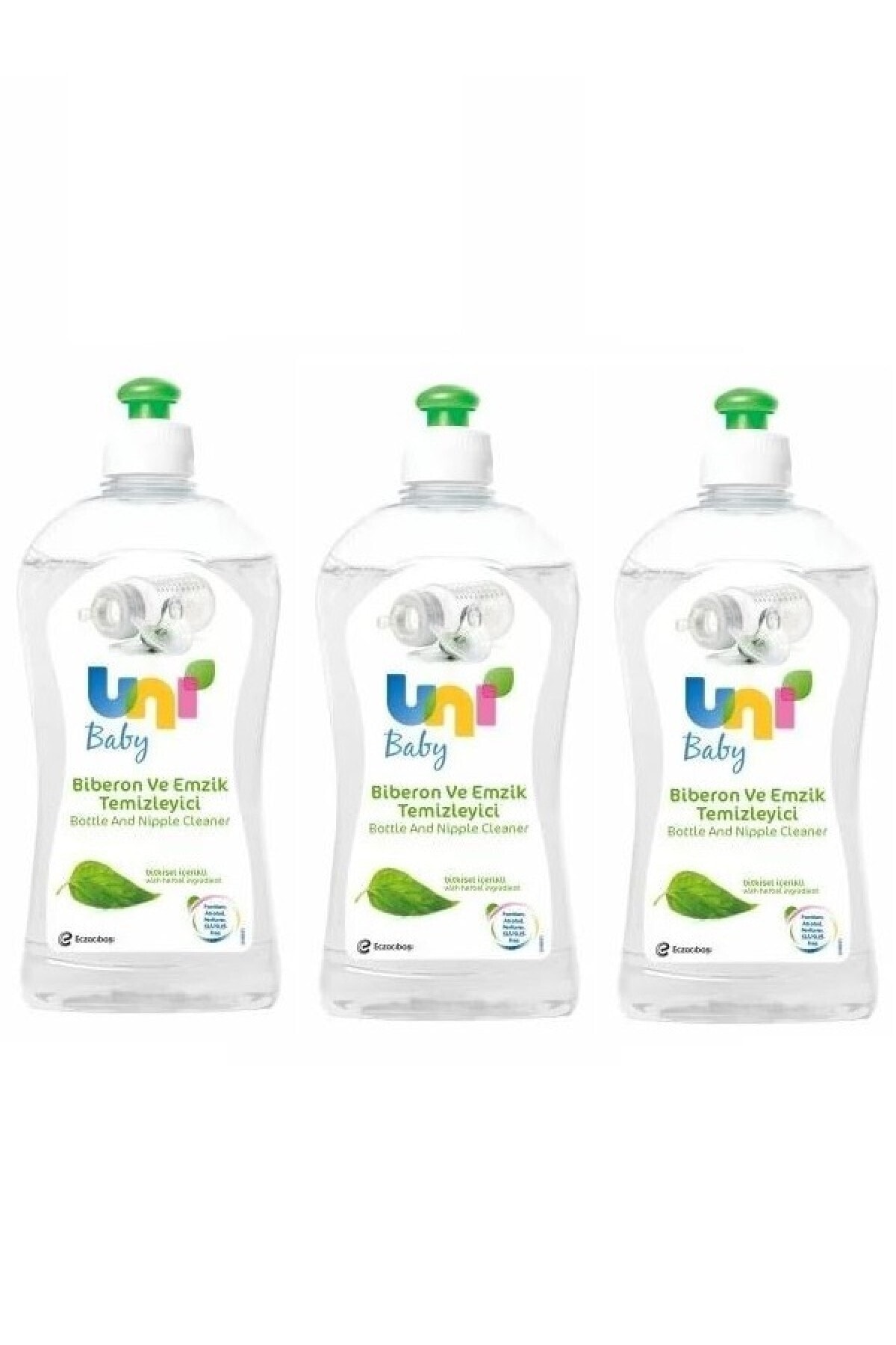 Uni Baby Bitkisel Içerikli Biberon Ve Emzik Temizleyici 500 Ml*3 Adet
