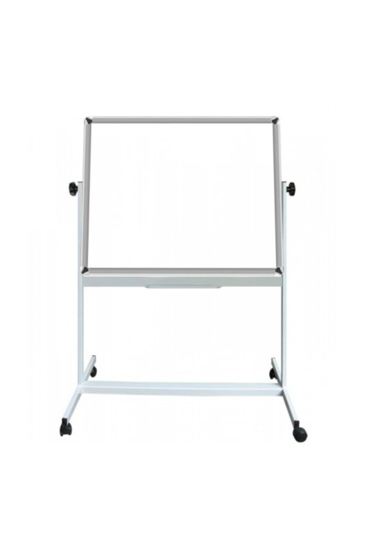 AKYAZI Mobil Ayaklı Çift Taraflı Emaye Yazı Tahtası 90x120 cm