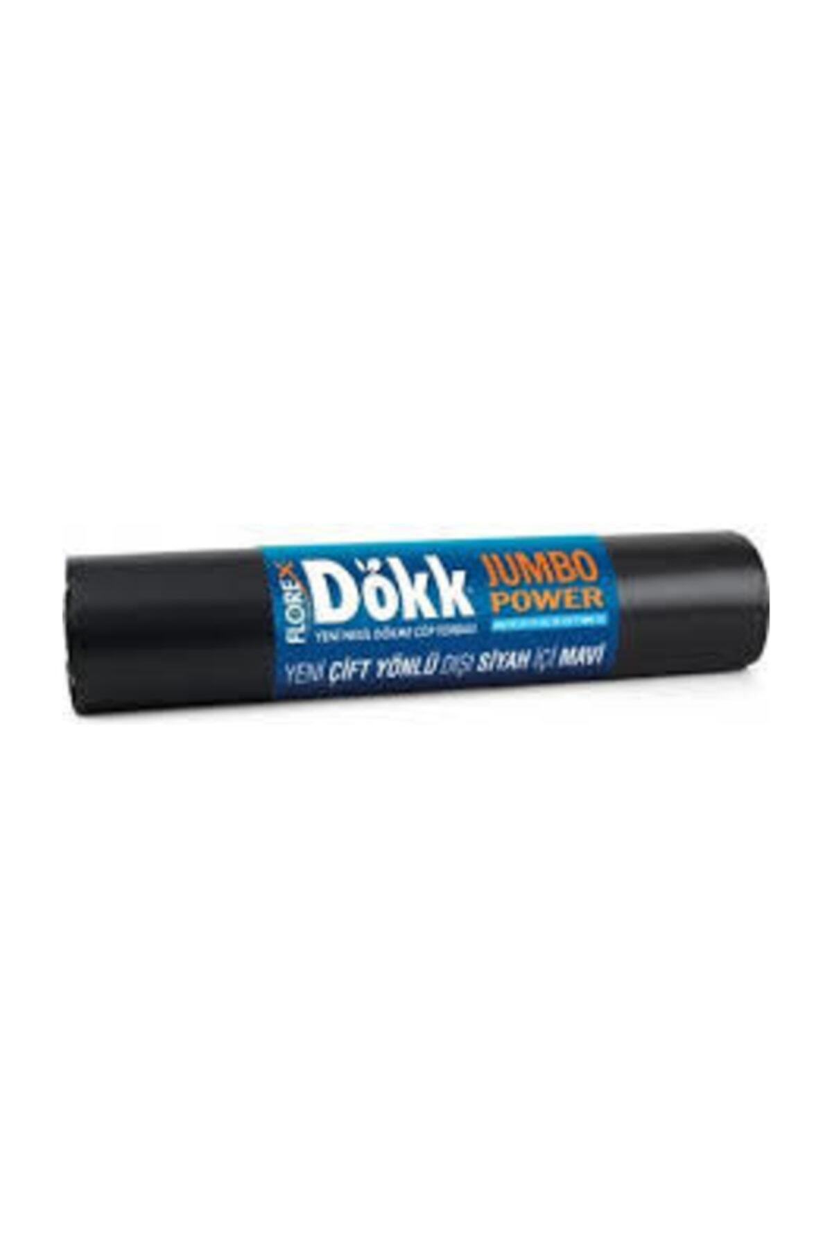 Florex Dökk Jumbo Power Çöp Poşeti 1800 gr 7 Rulo 140 Adet