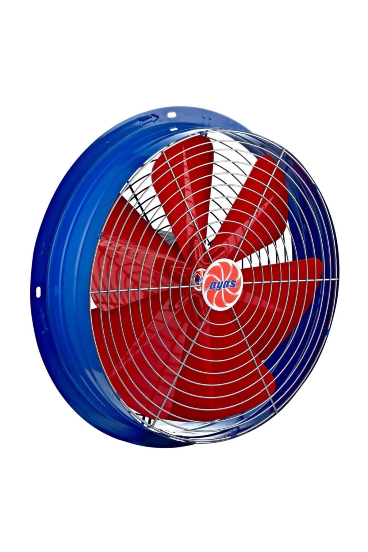 AYAS 55 Cm Çapında Ysa-550-4k-t 1500 D/d 380 400 Volt Trifaze Yuvarlak Kasalı Sanayi Tipi Aspiratör Fan