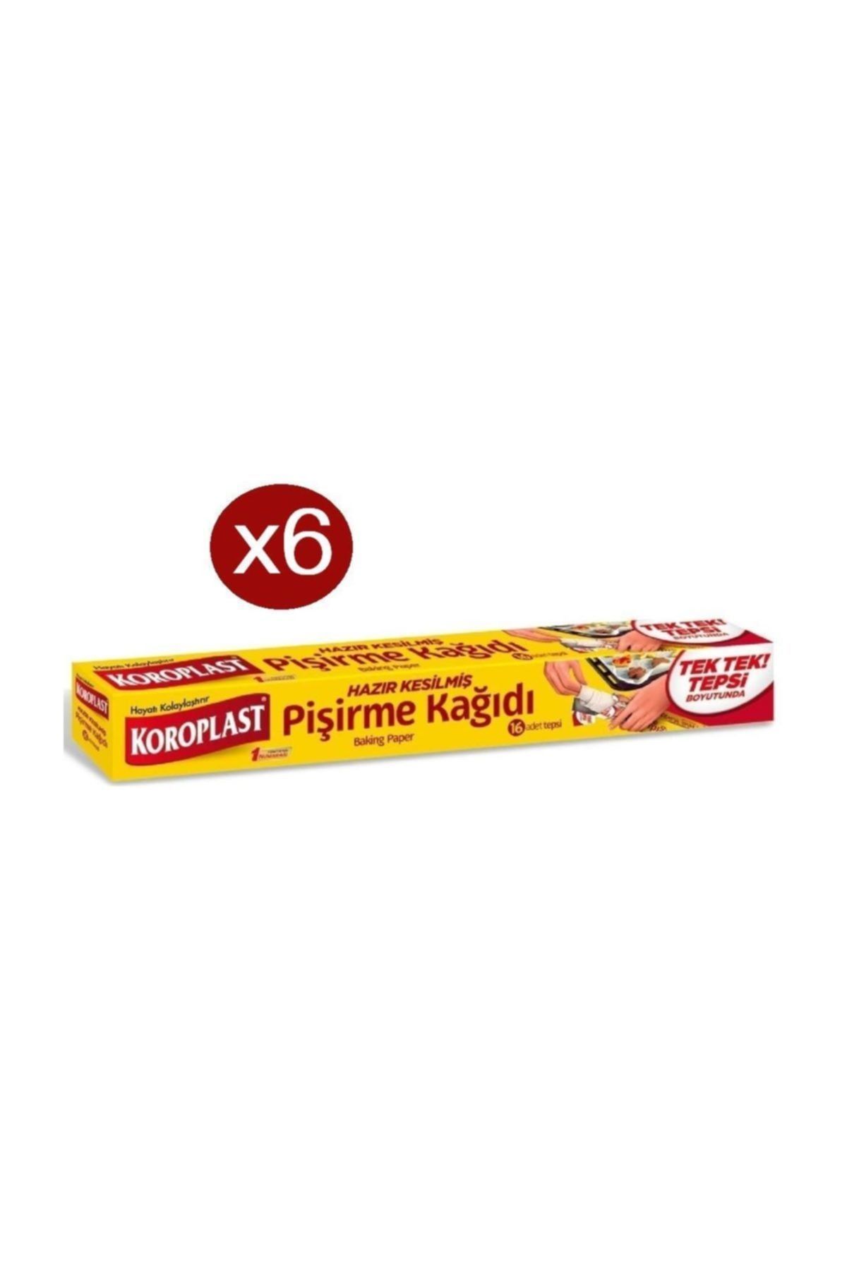 Koroplast Pişirme Kağıdı - Hazır Kesilmiş X 6 Paket (42*37)