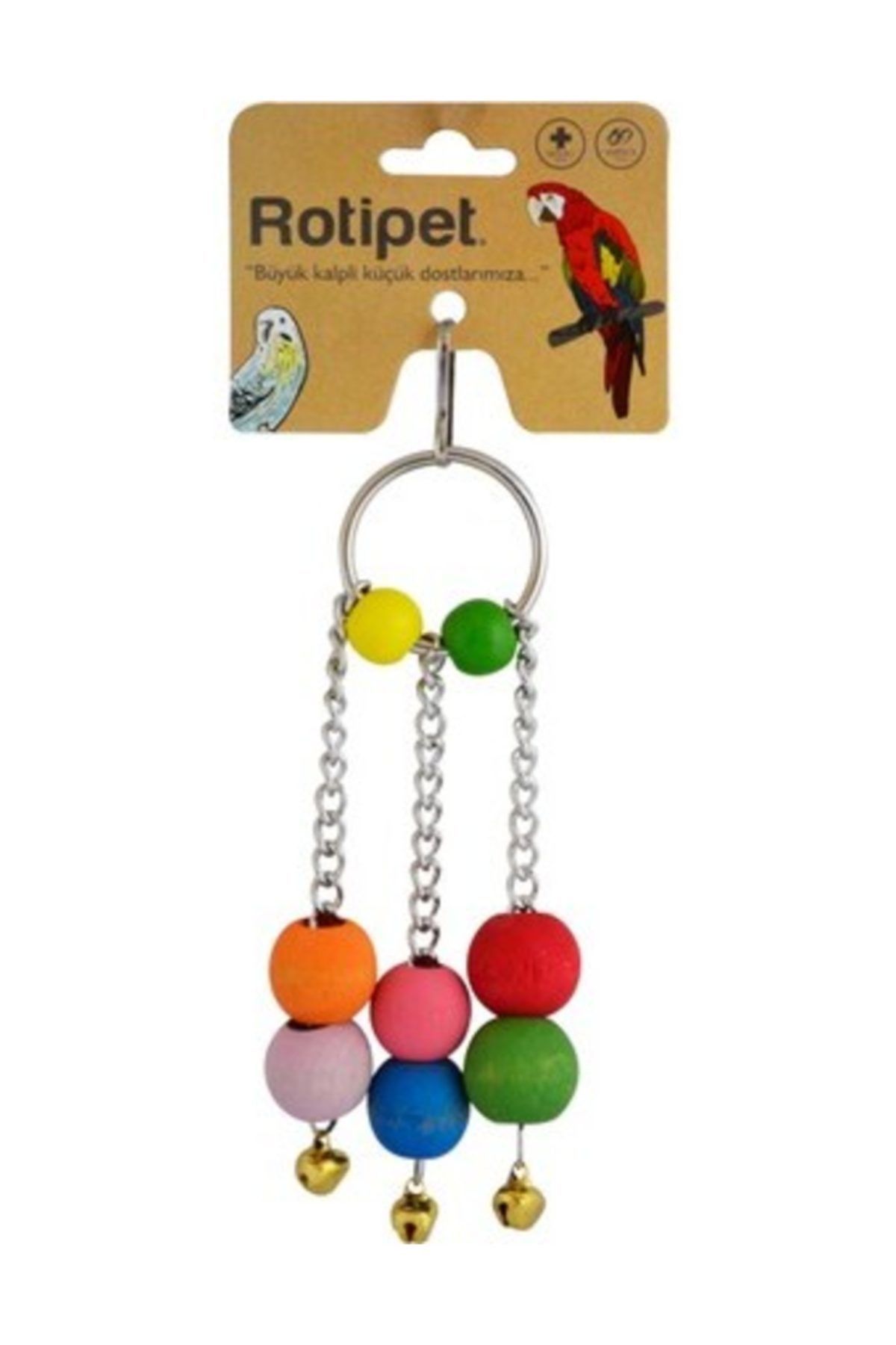 Rotifish Rotipet Üçlü Sarkaç Kuş Oyuncağı
