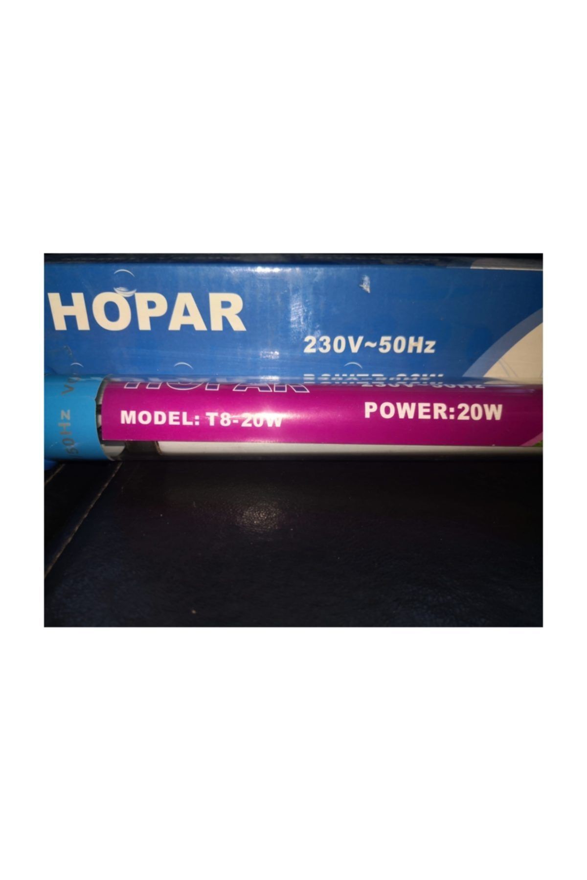 Hopar T8 Su Içi Dalgıç  Floresan Lamba (20 Watt ) Mavi Renk
