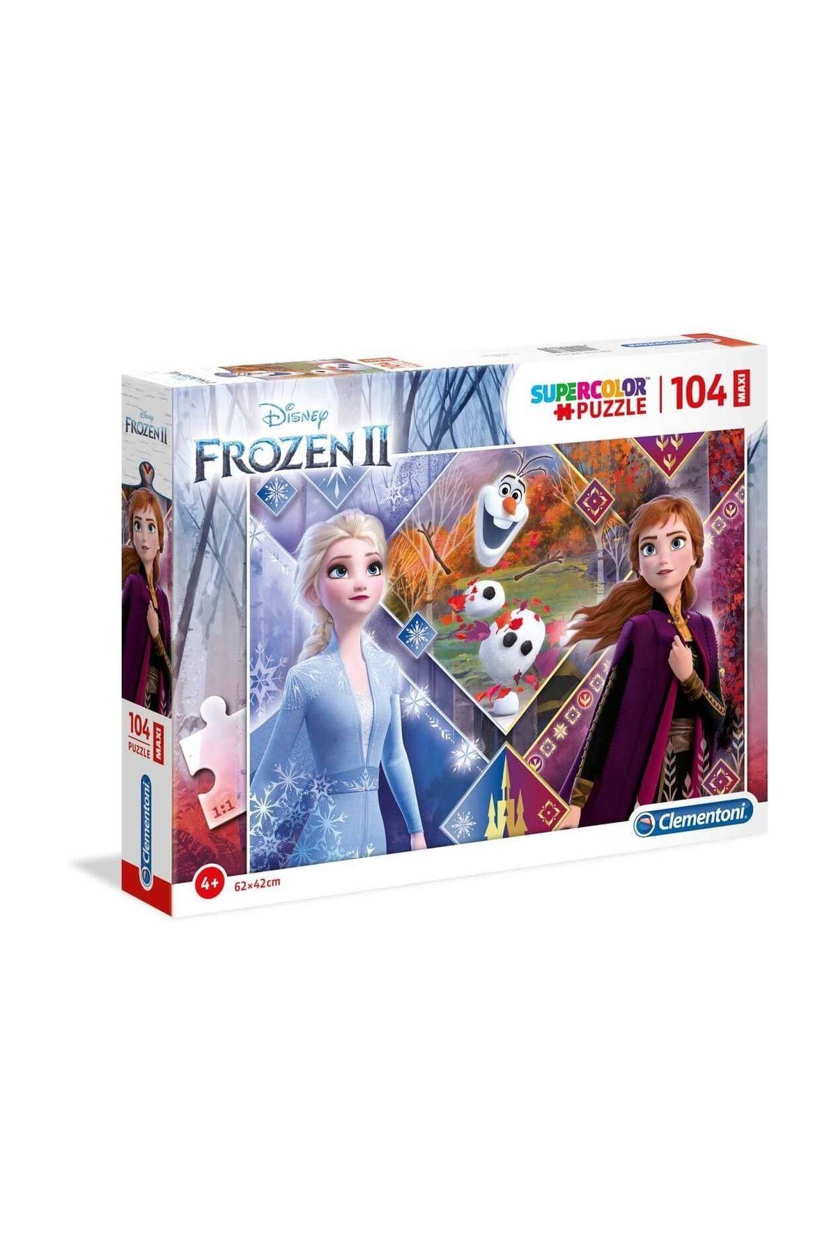 CLEMENTONI 104 Parça Maxi Puzzle : Frozen 2