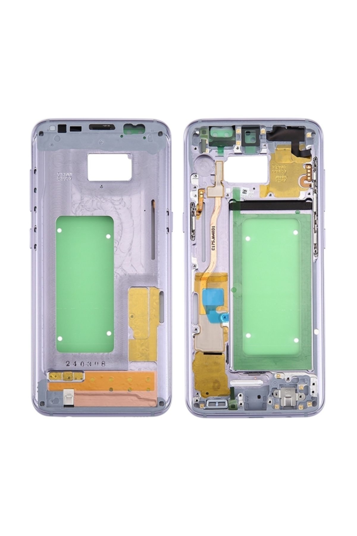 Ally Mobile Ally Samsung Galaxy S8 G9500 Için Orta Kasa Orta Panel Gri