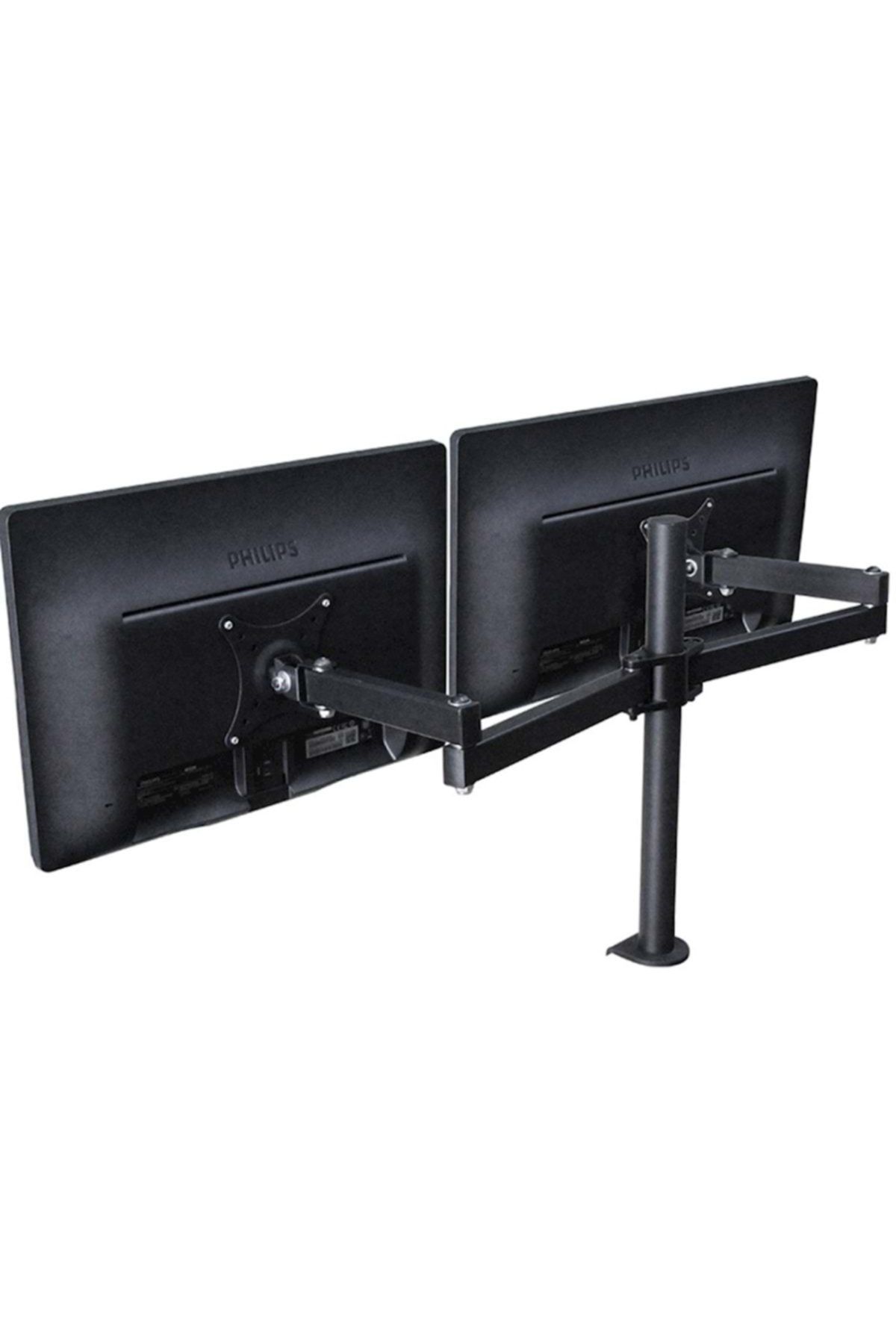 triline lcd monitor 2li led tv full hareketli celik masa tutucu fiyati yorumlari trendyol